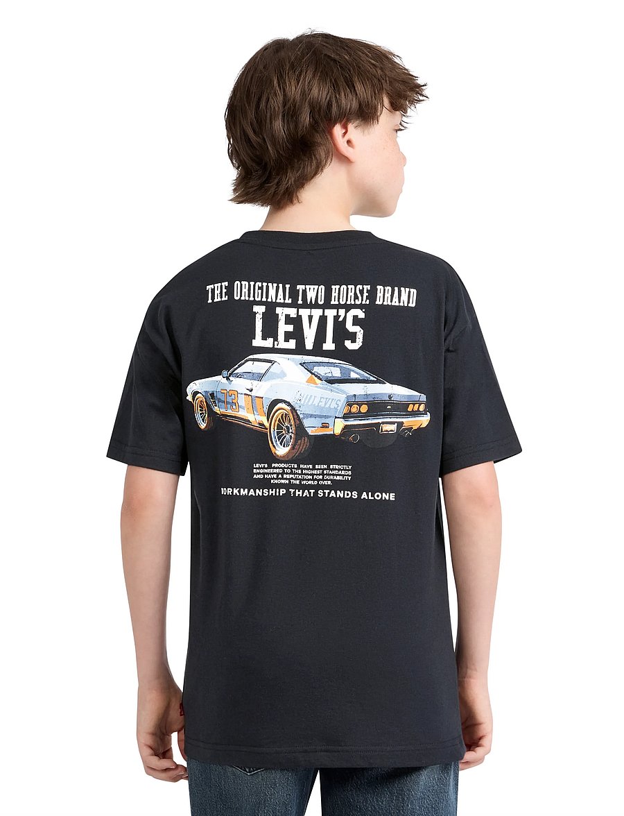 Levi's - TE-S/S TEE - kortærmede t-shirts - jet black - 2