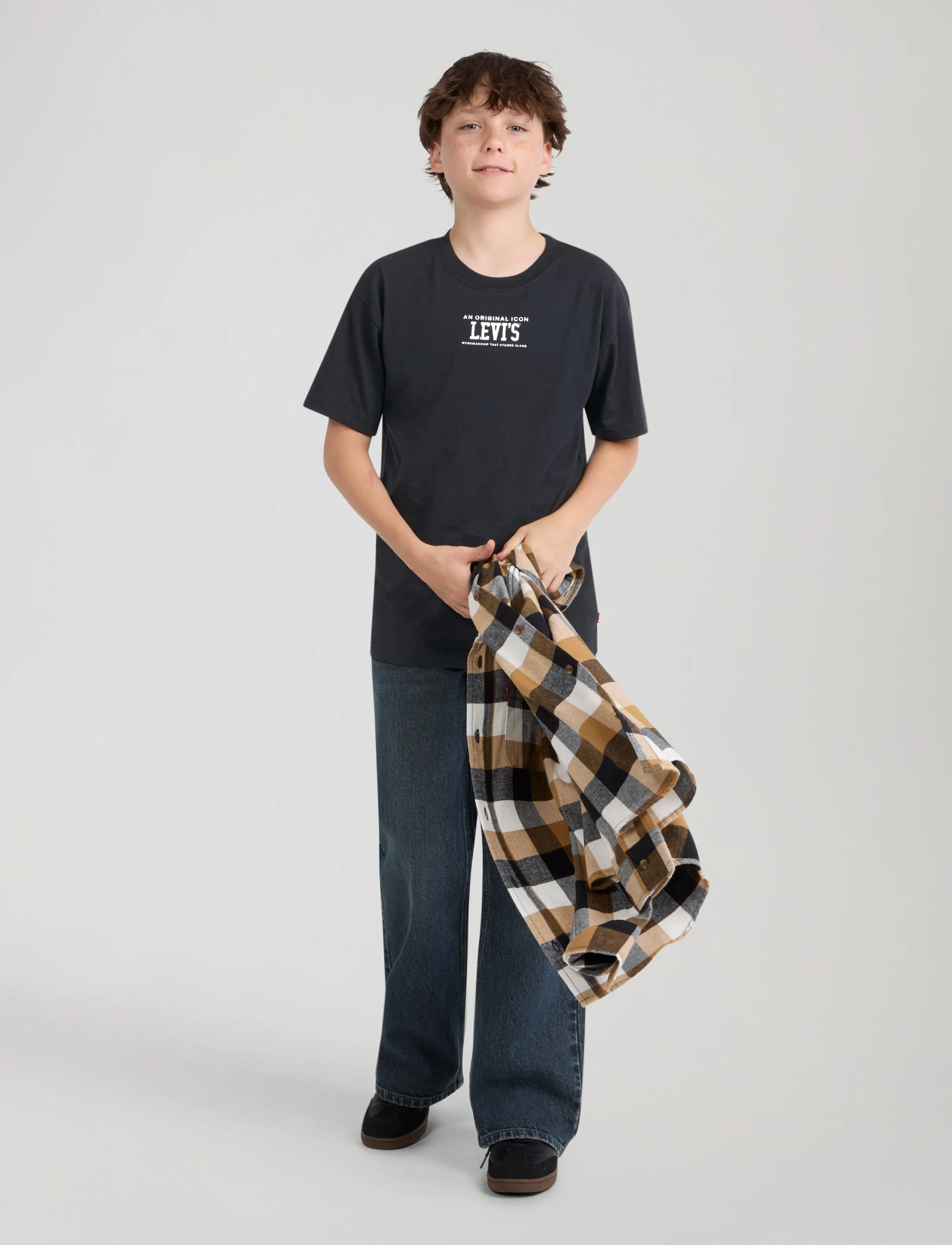 Levi's - TE-S/S TEE - lühikeste varrukatega t-särgid - jet black - 4