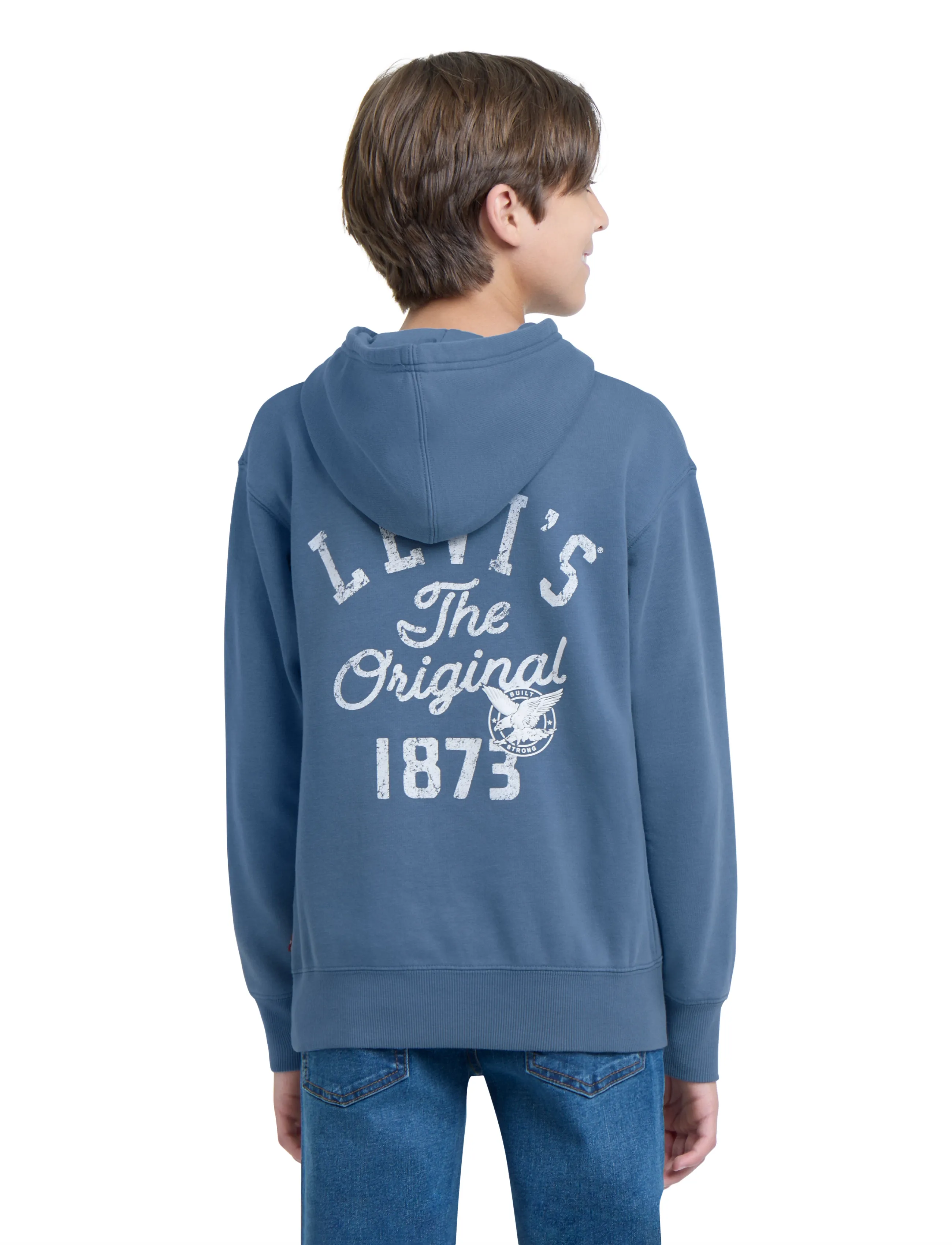 Levi's - PO-PULL-OVER HOODY - hættetrøjer - moonlight blue - 3