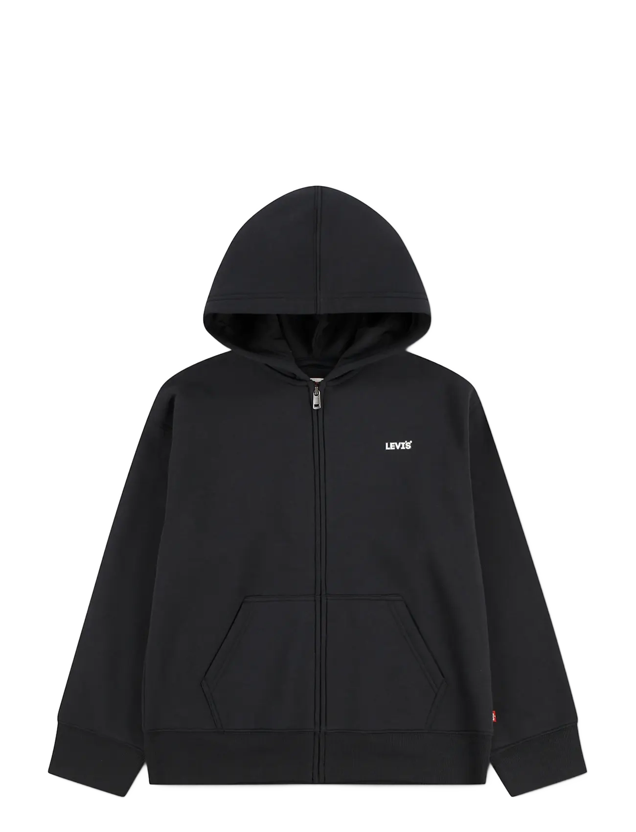 Levi's ZH-FULL ZIP HOODY - Teens 140-176 - JET BLACK / black