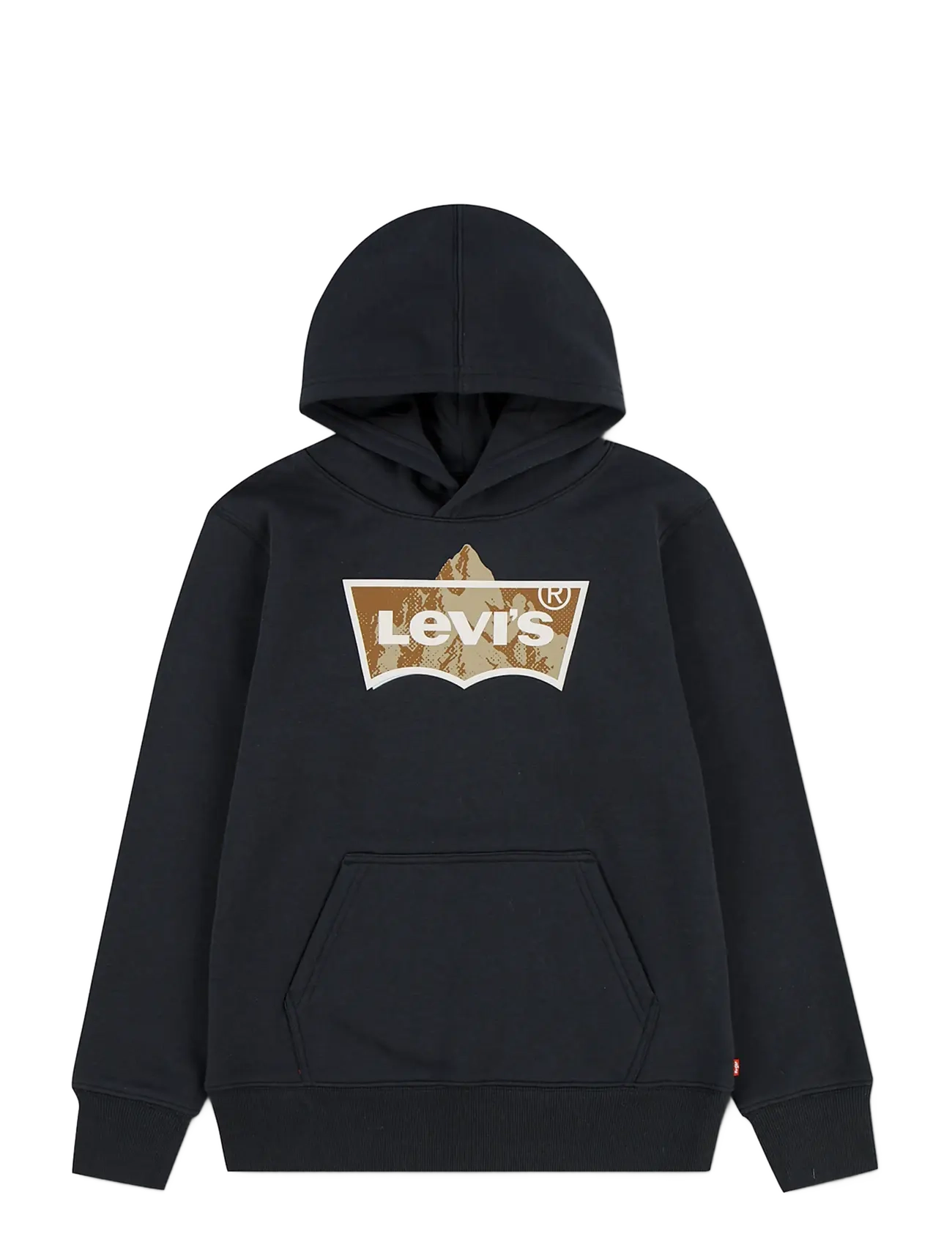 Levi's PO-PULL-OVER HOODY - Teens 140-176 - JET BLACK / black