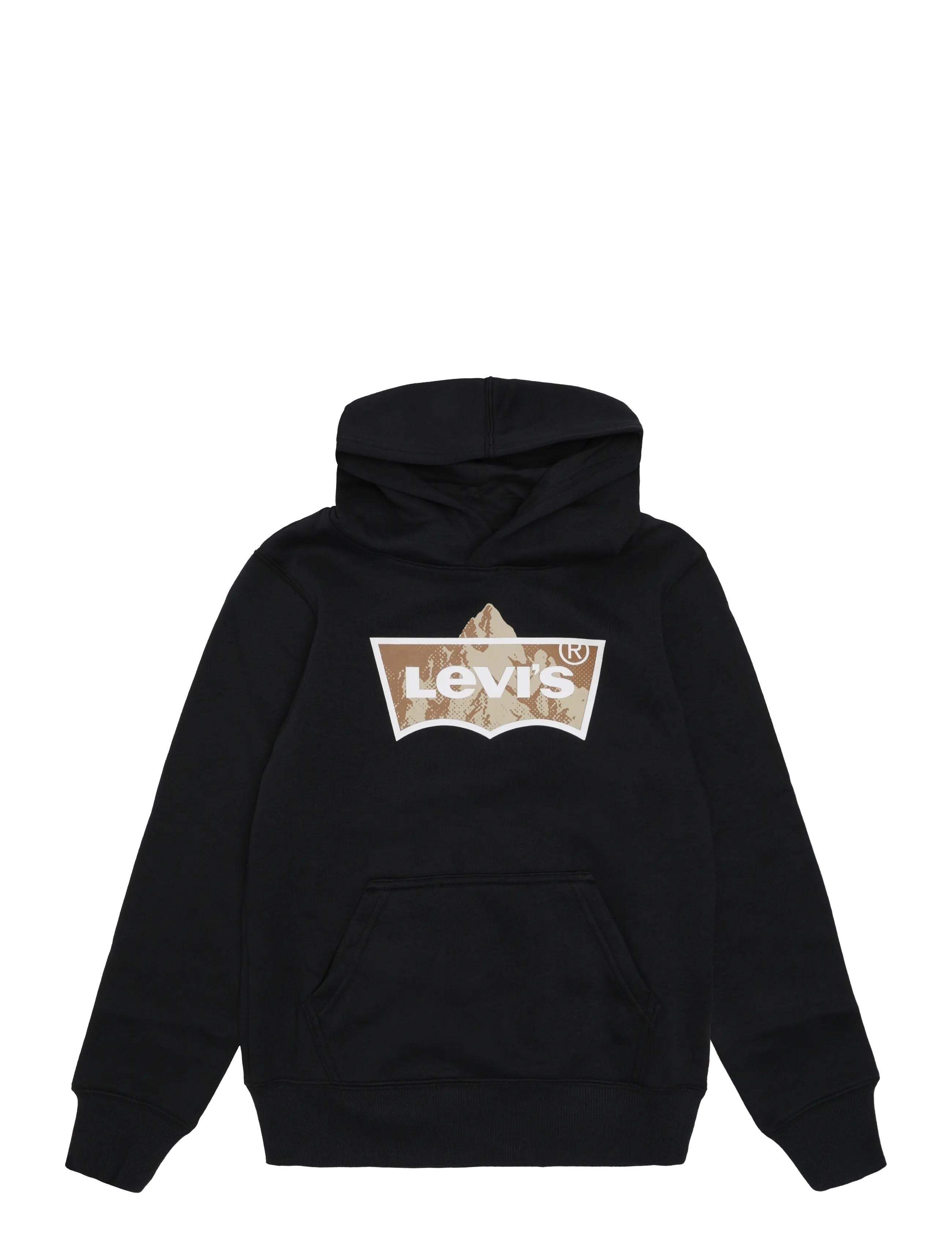 Levi's PO-PULL-OVER HOODY - Osta suuruse järgi - JET BLACK / black