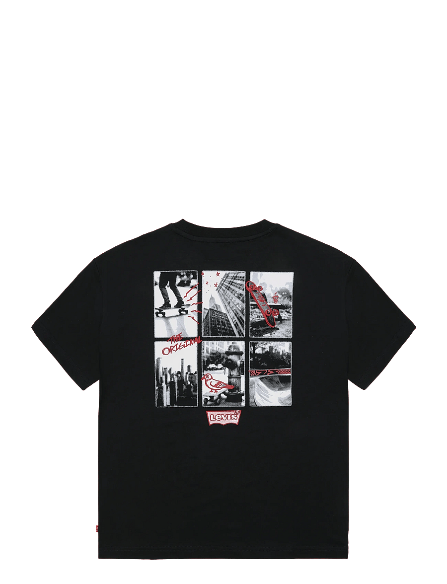 Levi's - TE-S/S TEE - lühikeste varrukatega t-särgid - jet black - 2