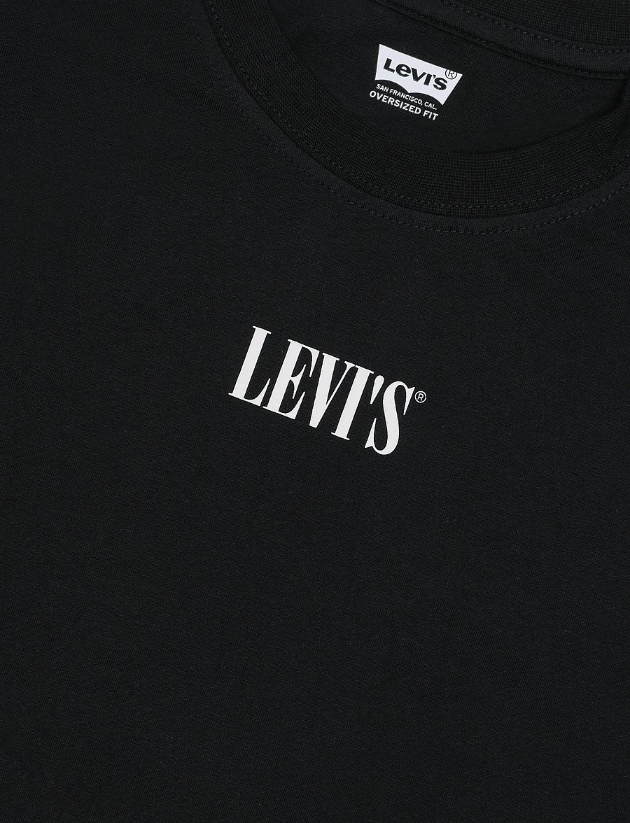 Levi's - TE-S/S TEE - lühikeste varrukatega t-särgid - jet black - 3