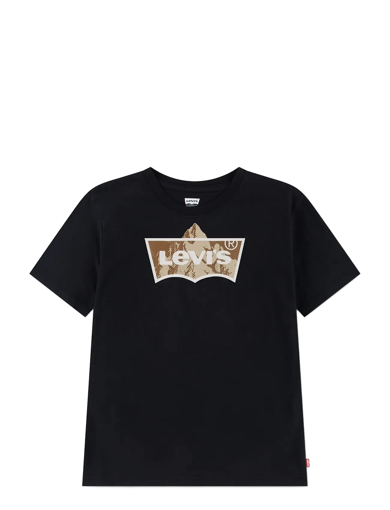 Levi's TE-S/S TEE - T-särgid - JET BLACK / black