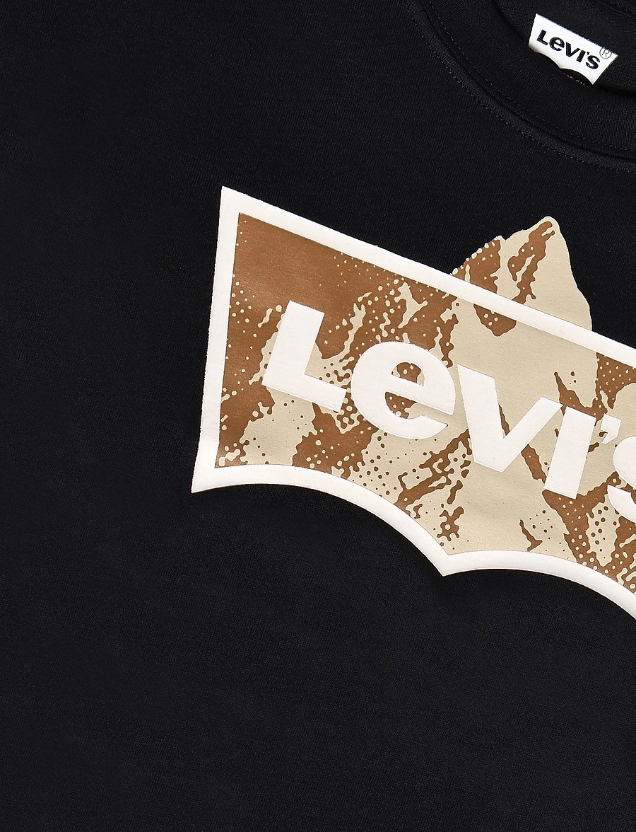 Levi's - TE-S/S TEE - kortærmede t-shirts - jet black - 2