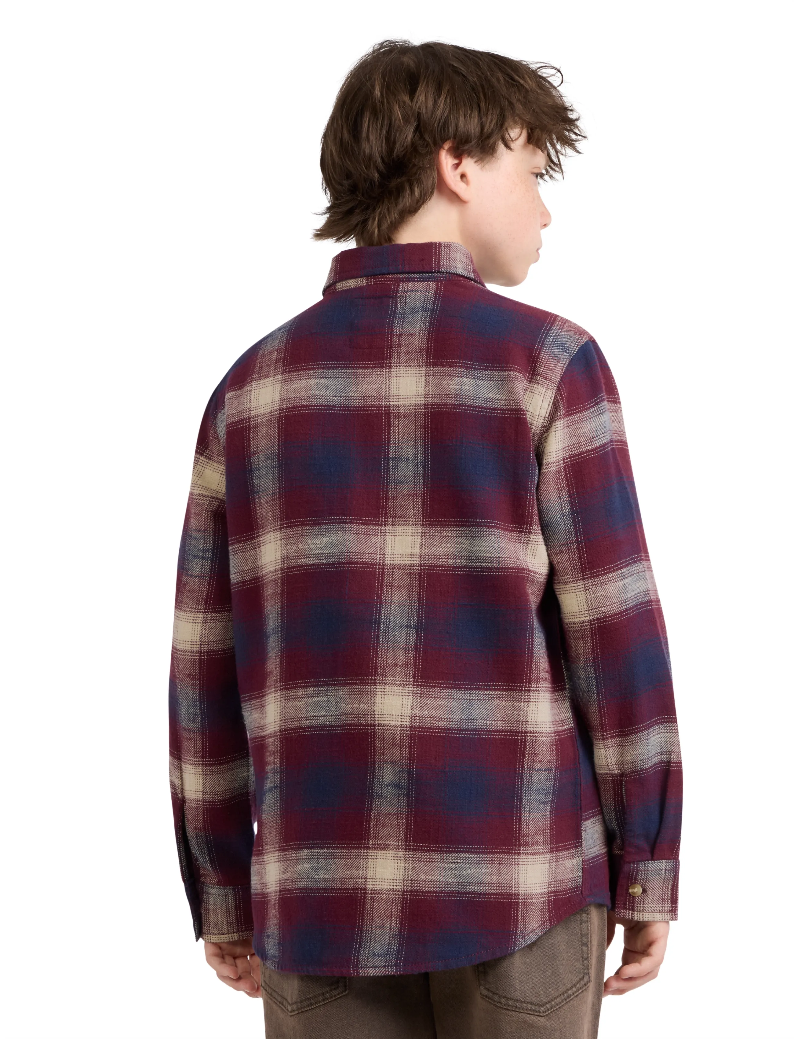 Levi's - LW-L/S WOVEN TOP - pikkade varrukatega särgid - tawny port - 3