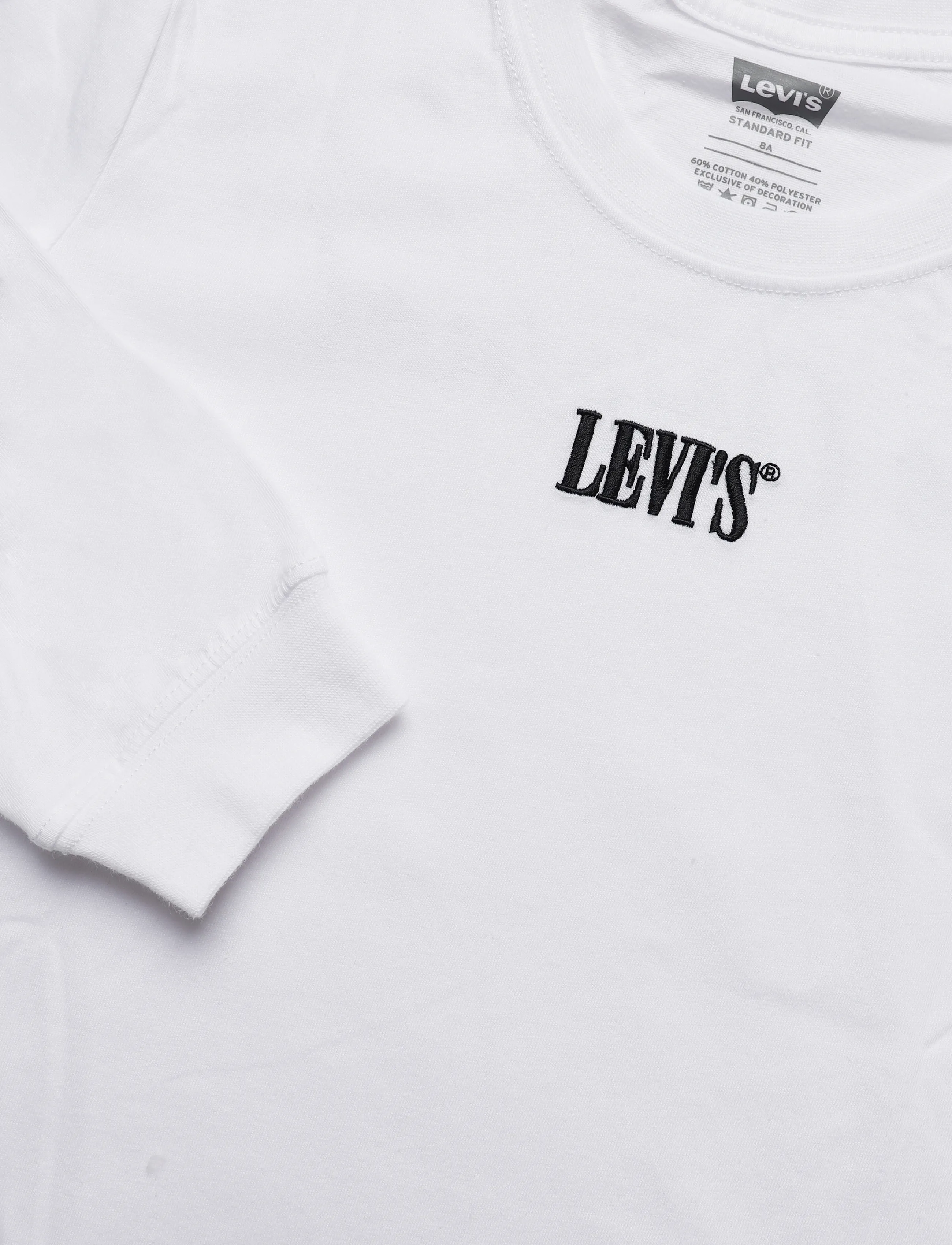 Levi's - LS-L/S TEE - langærmede t-shirts - white - 2