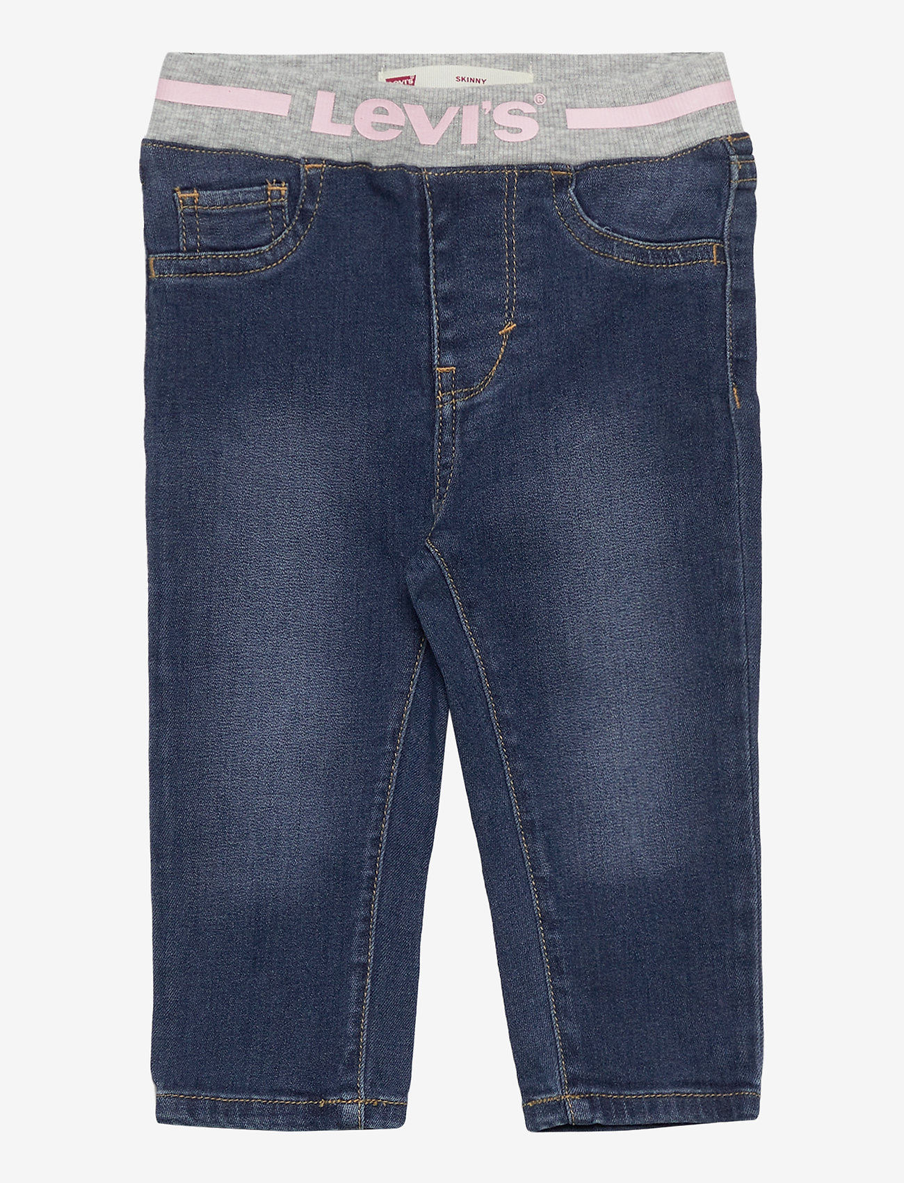 Levi's - Levi's® Pull On Skinny Ribbed Jeans - barn - west third/pink - 0
