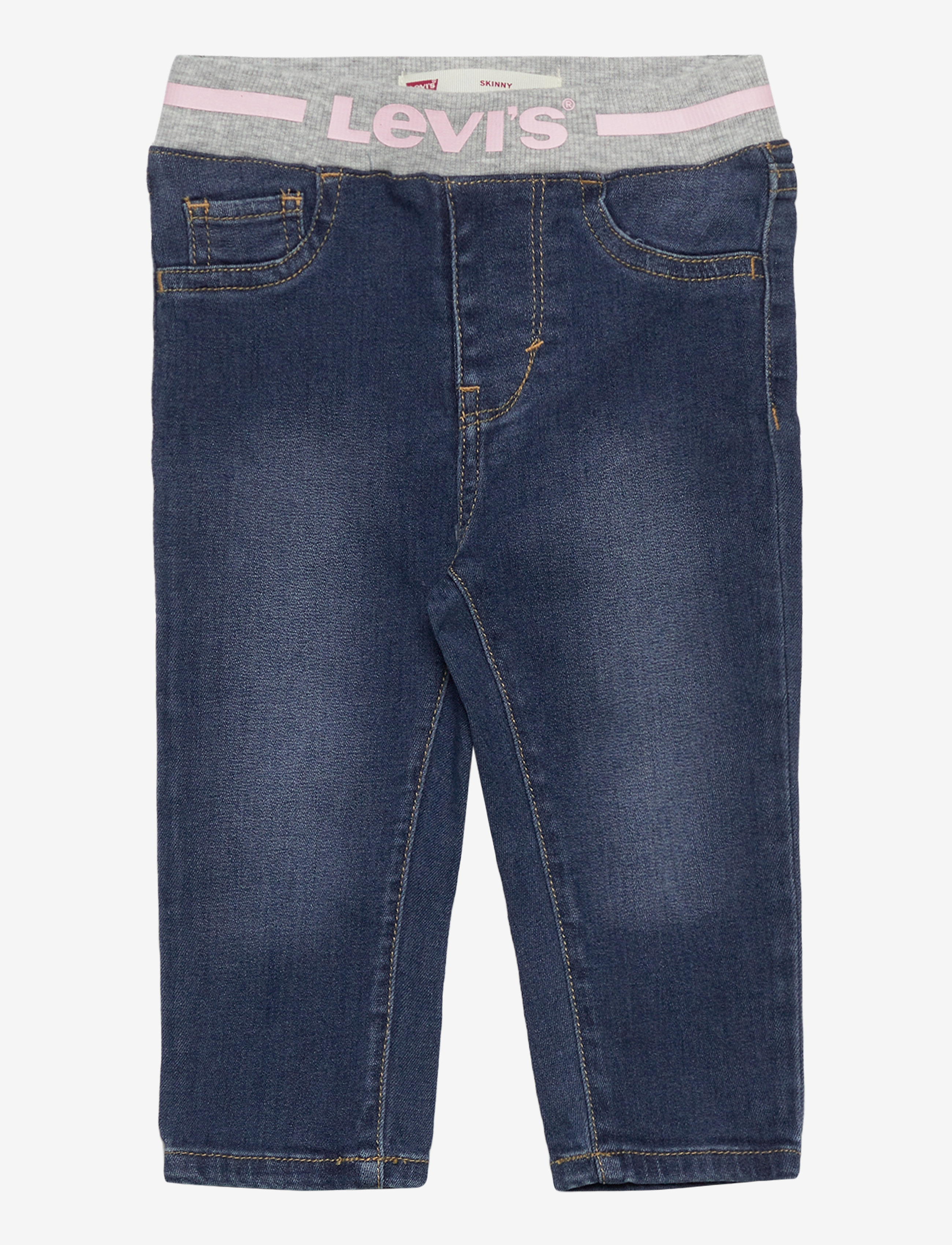PULL-ON SKINNY JEAN - WEST THIRD/PINK