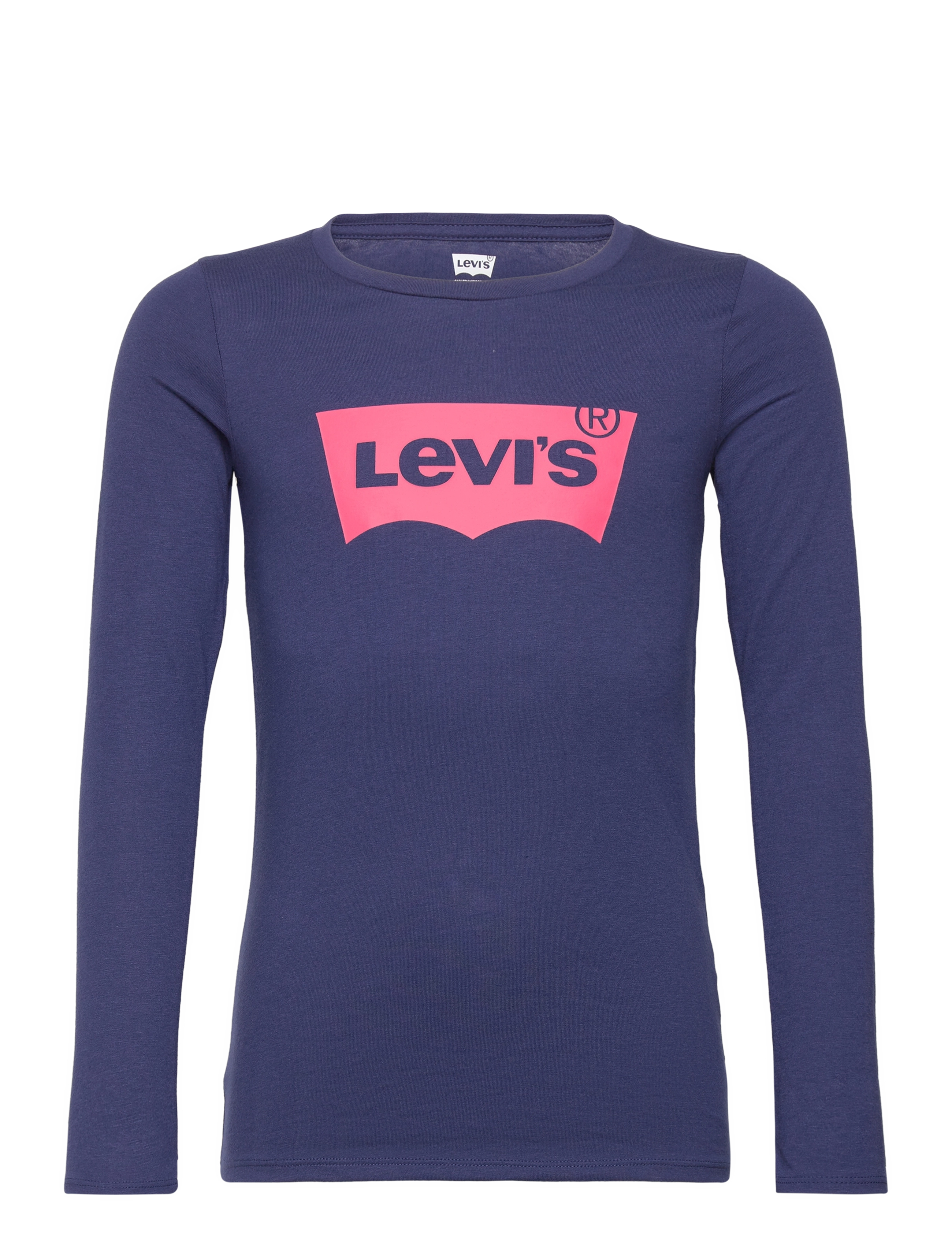 Levi's Levi's Long Sleeve Batwing Tee, 104, Navy, T-Shirts > Langærmede T-shirts, Børn