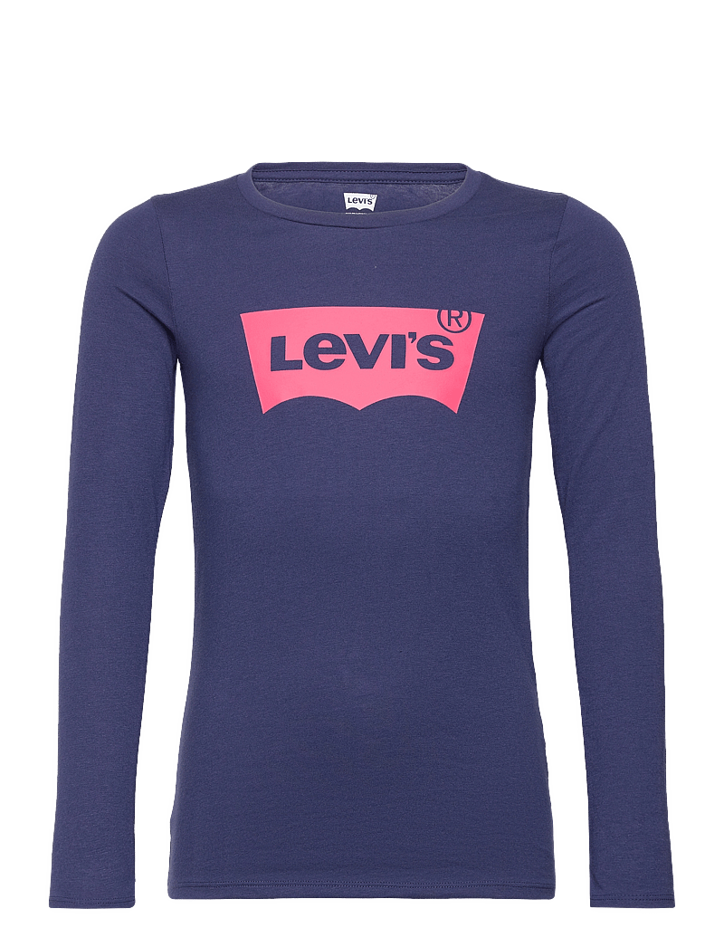 Levi's - LS-L/S TEE - långärmade t-shirts - blue - 0