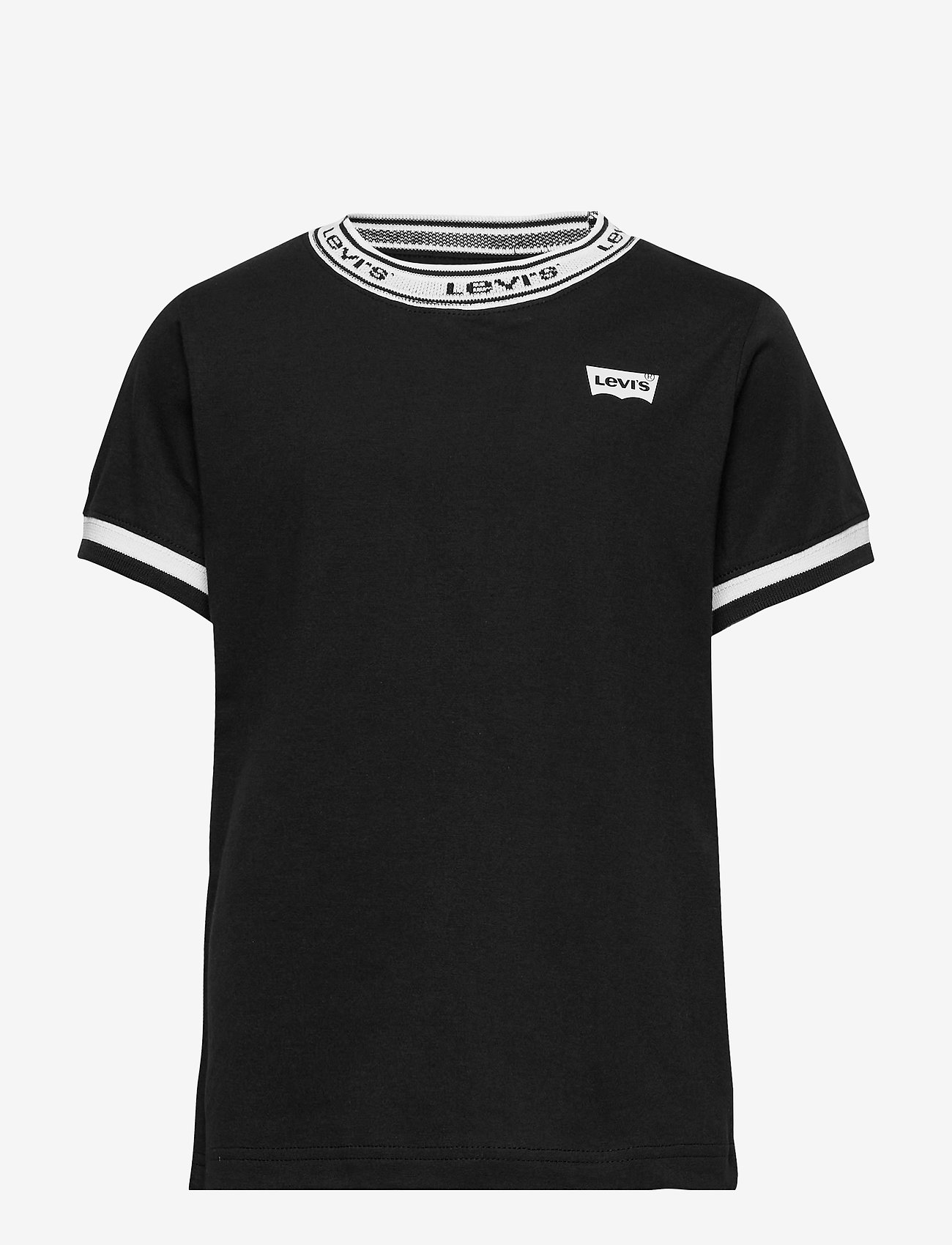 OVERSIZED RINGER TEE - BLACK