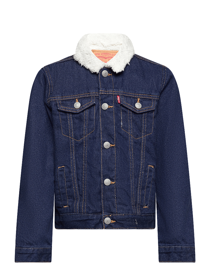 Levi's - Levi's® Sherpa Trucker Jacket - denim jackets - blue - 0