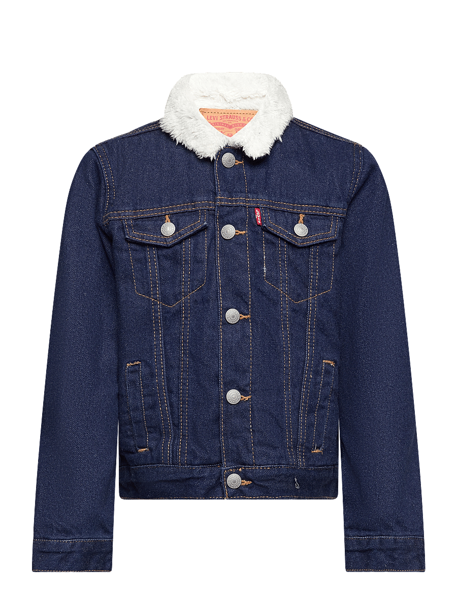 Levi's - Levi's® Sherpa Trucker Jacket - džinsiniai švarkeliai - blue - 1