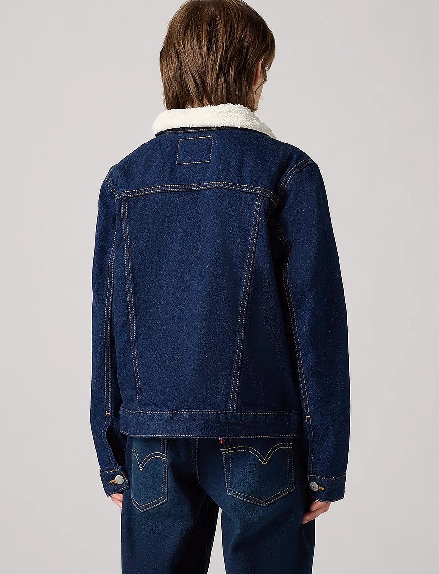 Levi's - Levi's® Sherpa Trucker Jacket - džinsiniai švarkeliai - blue - 3