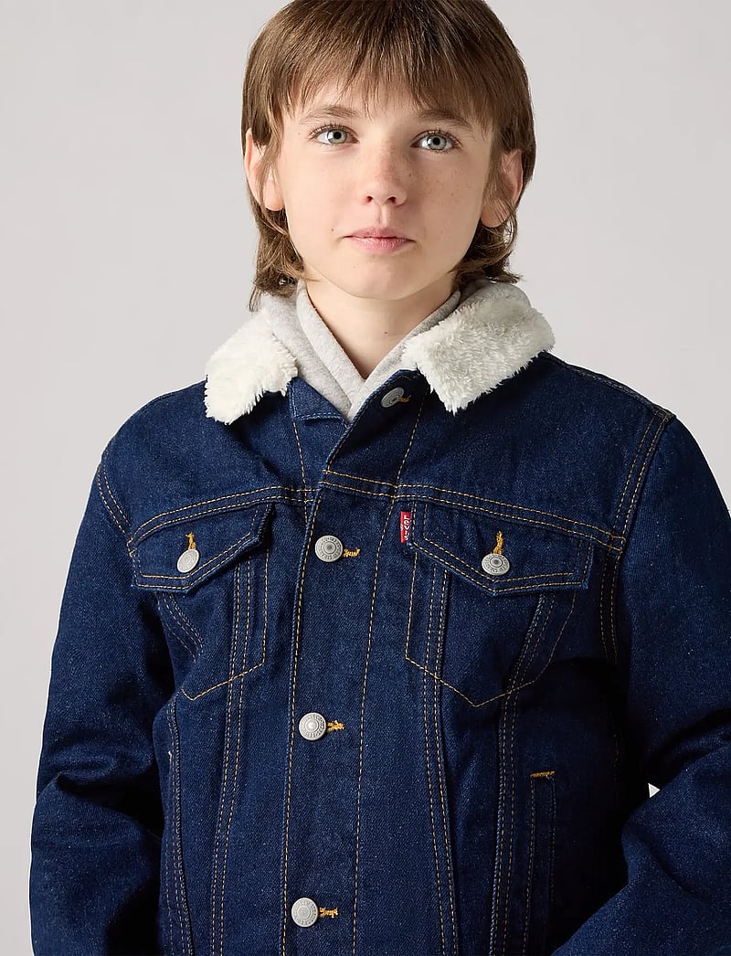 Levi's - Levi's® Sherpa Trucker Jacket - denimjakker - blue - 4