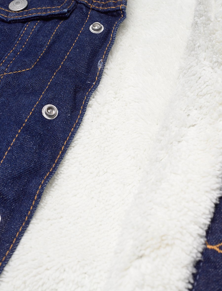 Levi's - Levi's® Sherpa Trucker Jacket - džinsiniai švarkeliai - blue - 5