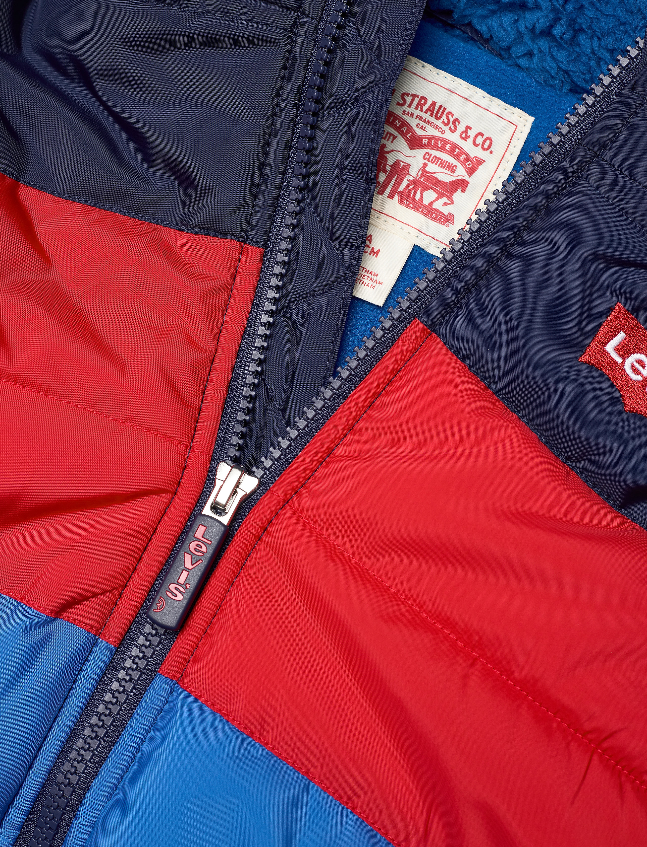 Levi's - LVN COLOR BLOCK PUFFER I - prince blue - 4
