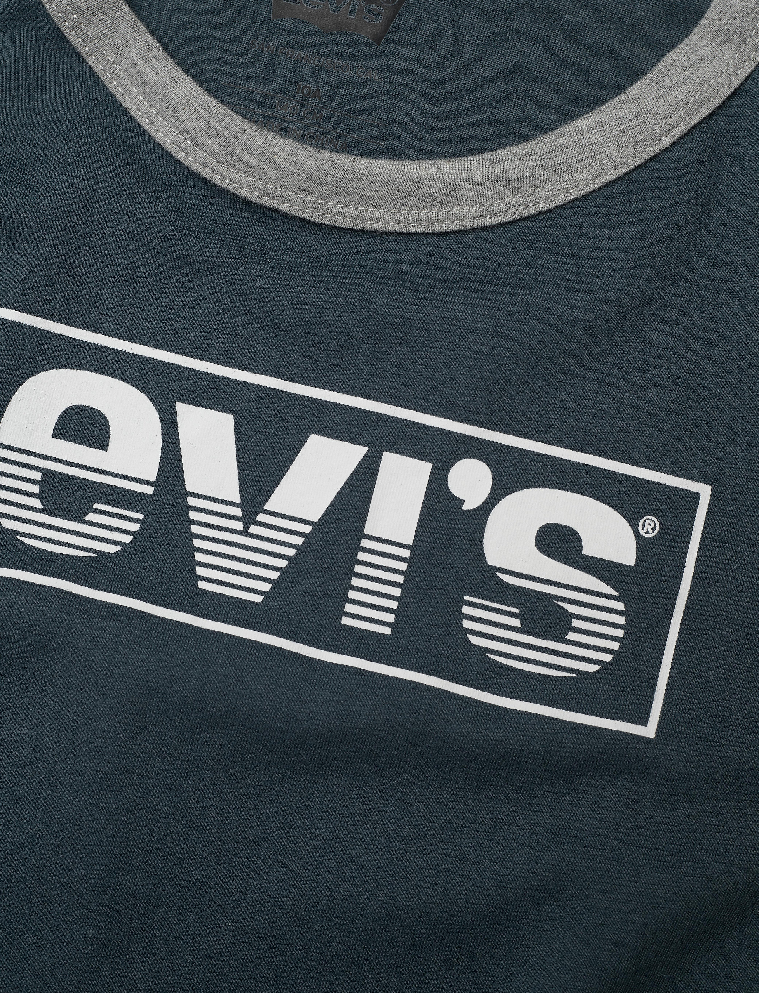 Levi's - LVB CURVED HEM KNIT TOP - dark slate - 4