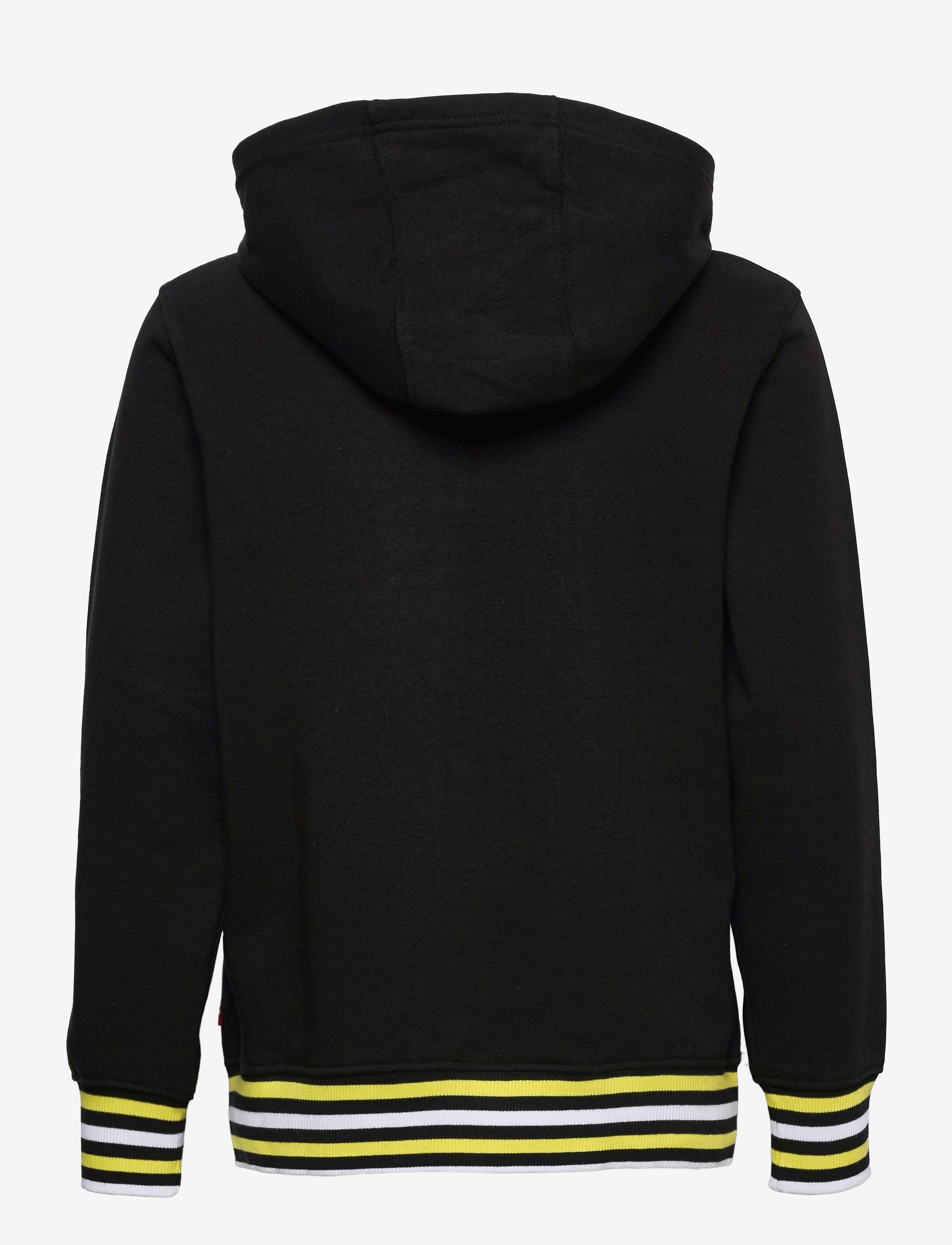Levi's - LVB STRIPED RIB FULL ZIP HOOD - black - 1