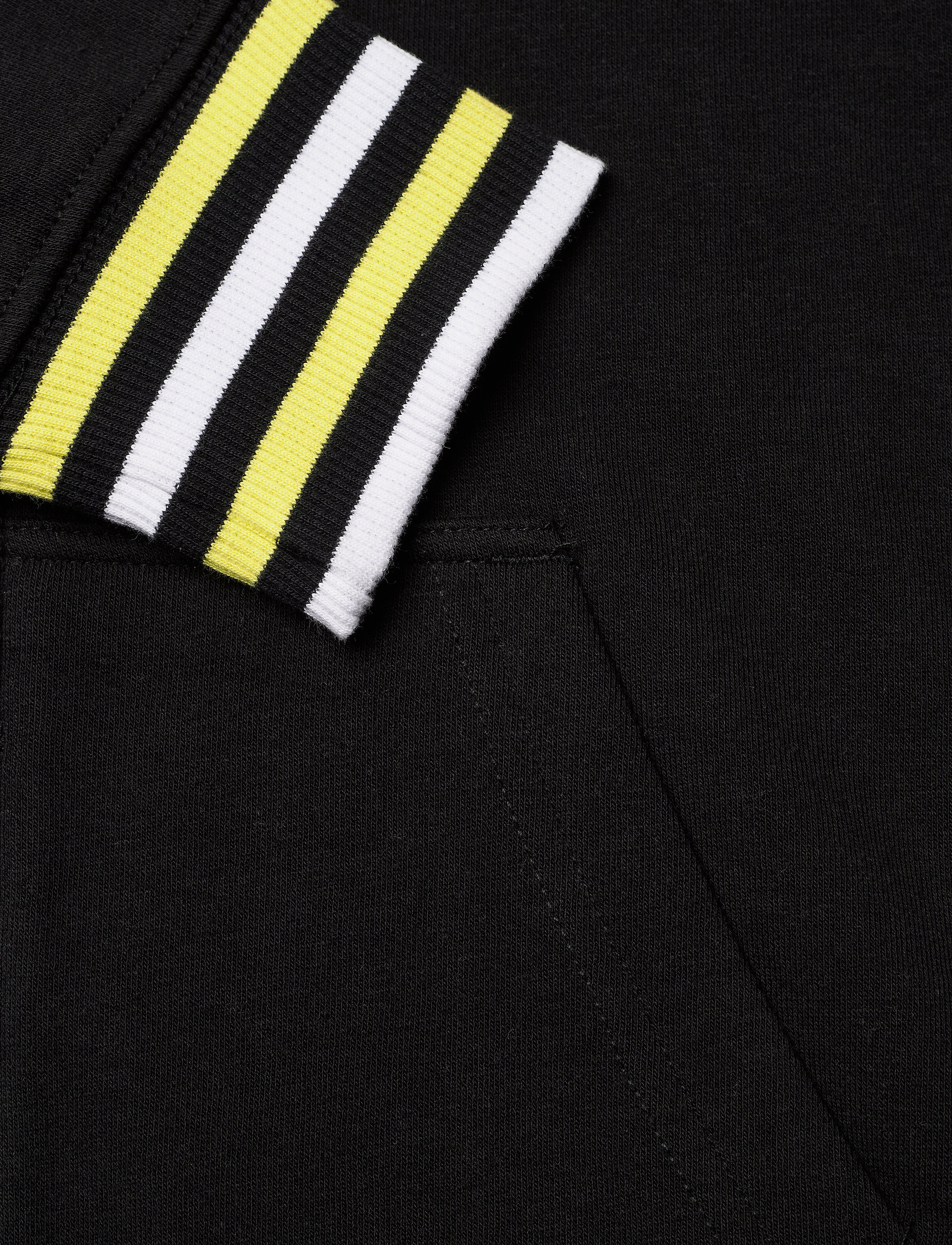 Levi's - LVB STRIPED RIB FULL ZIP HOOD - black - 3