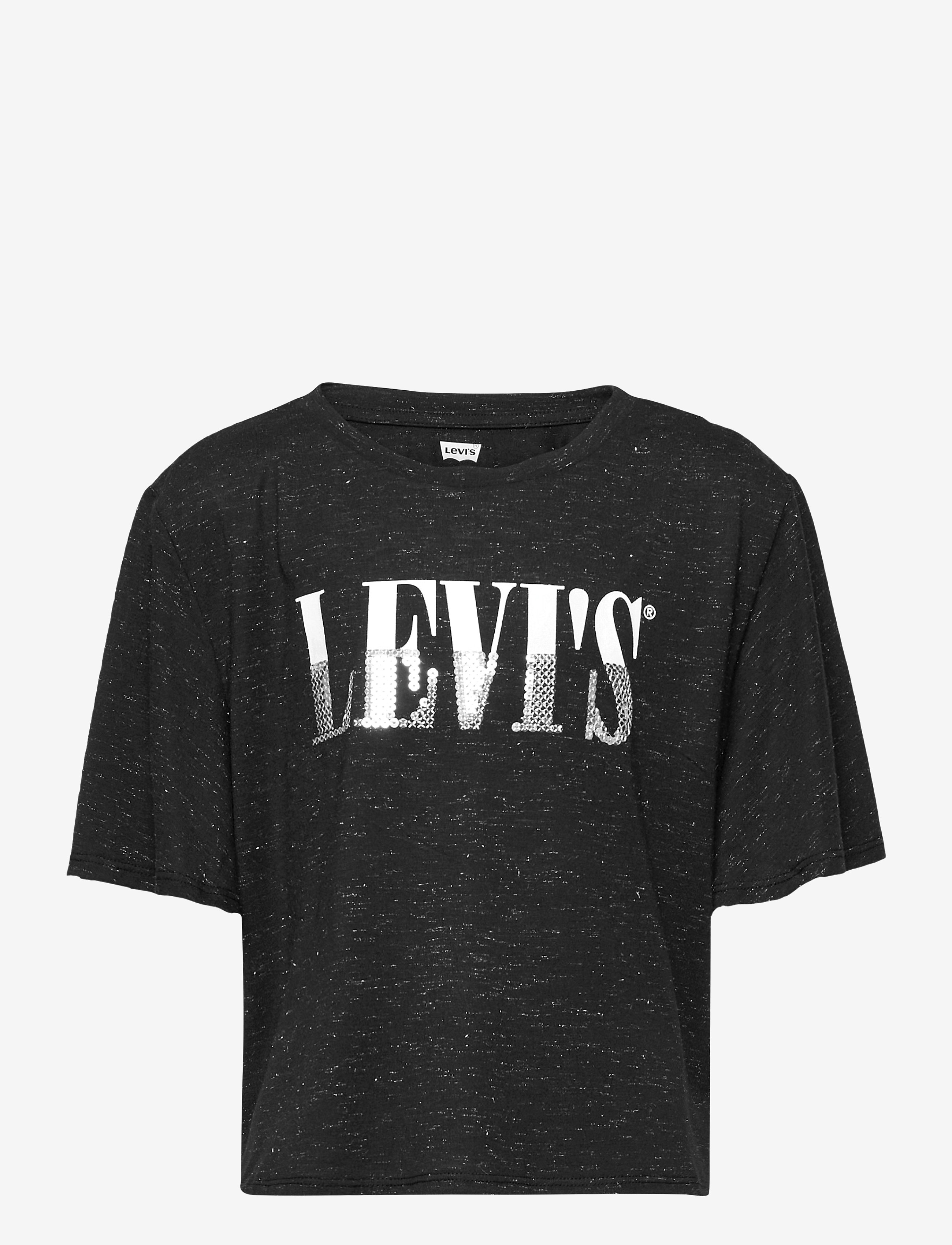 Levi's - LVG LOGO SPARKLE TEE SHIRT - black - 0