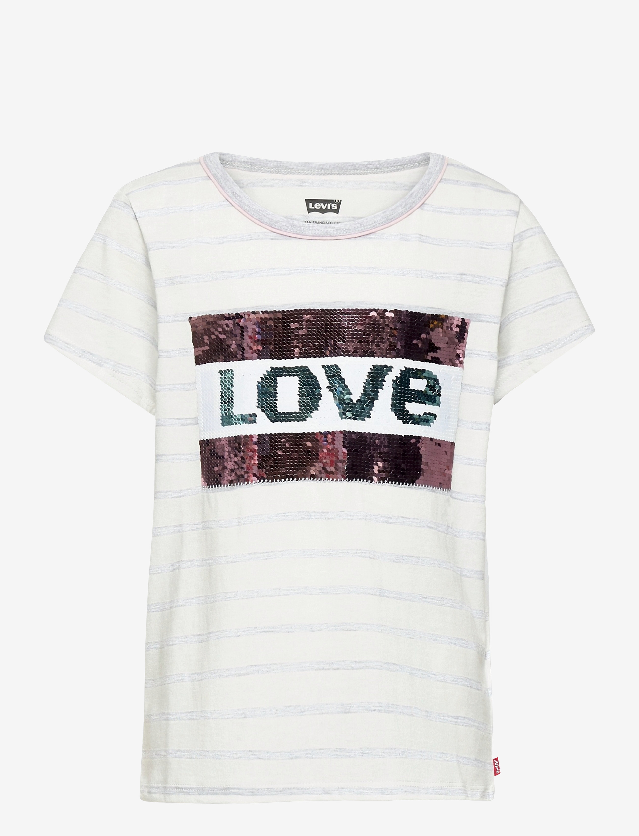 Levi's - LVG SS TWO TONE RINGER TEE - white - 1