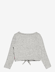 Levi's - TIE FRONT TEE SHIRT - langærmede t-shirts - light gray heather - 1