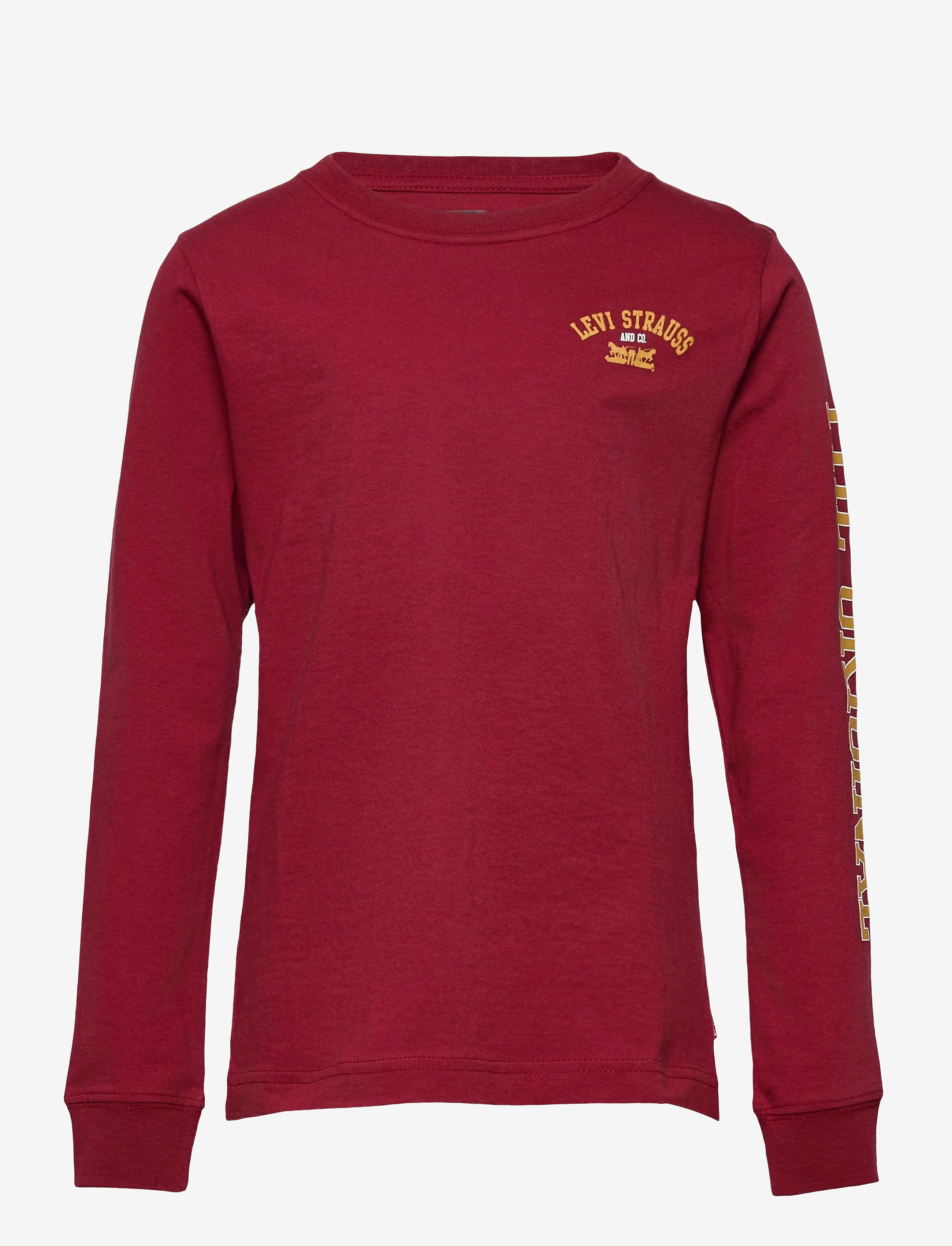 Levi's - LVB LS GRAPHIC RINGER TE SHIRT - biking red - 0