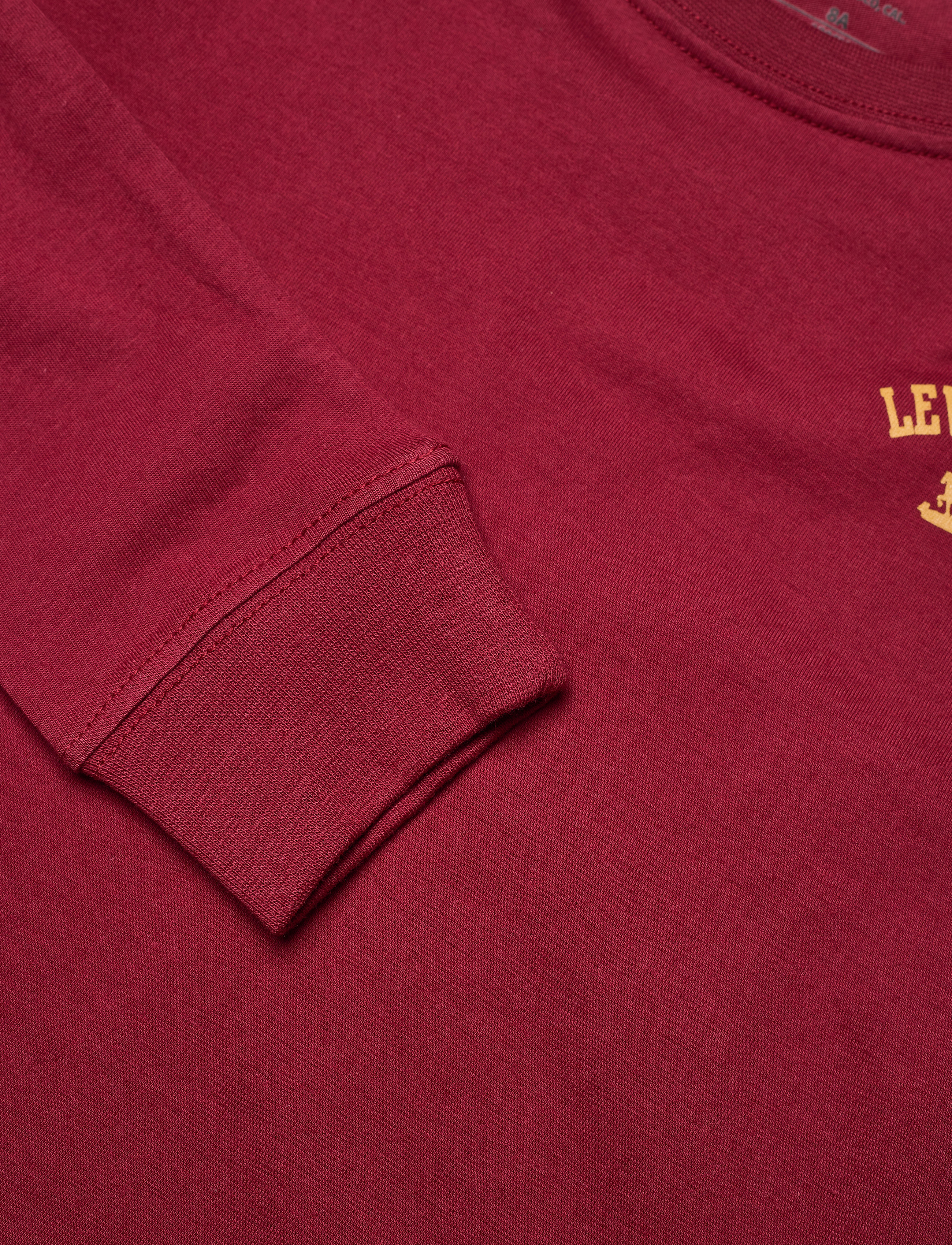 Levi's - LVB LS GRAPHIC RINGER TE SHIRT - biking red - 3
