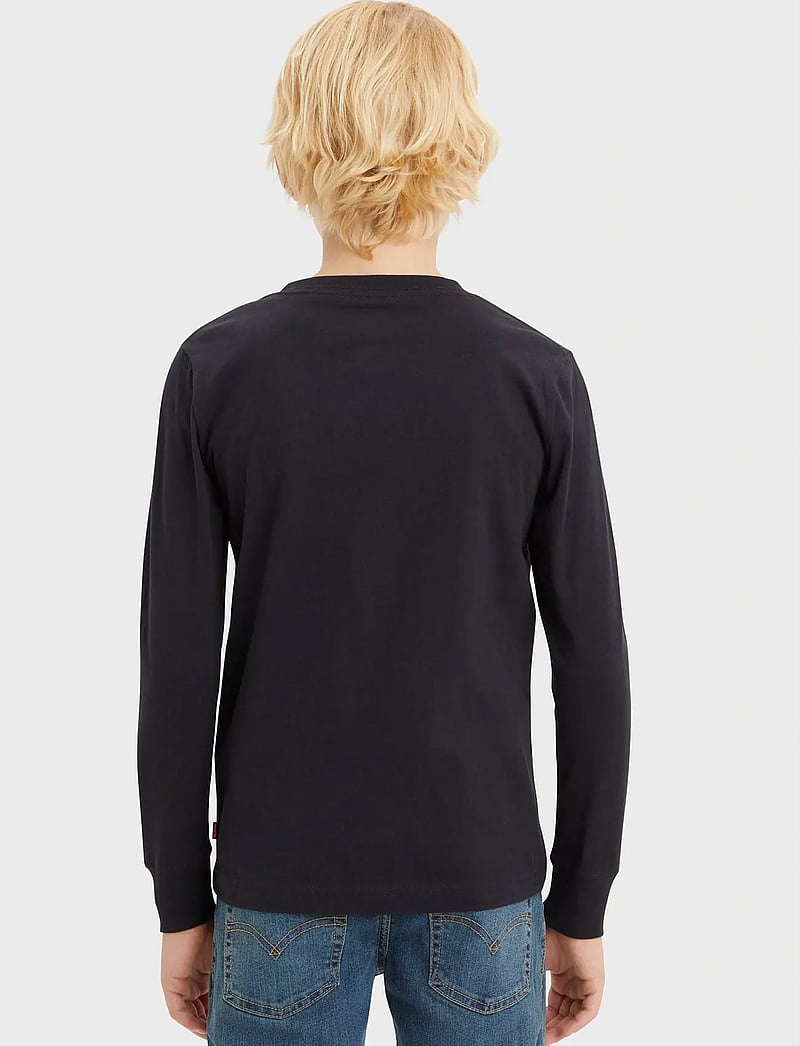 Levi's - LS-L/S TEE - long-sleeved t-shirts - black - 3