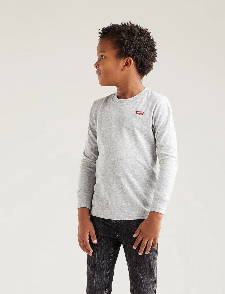 Levi's - Levi's® Batwing Chest Hit Long Sleeve Tee - pitkähihaiset t-paidat - grey heather - 2