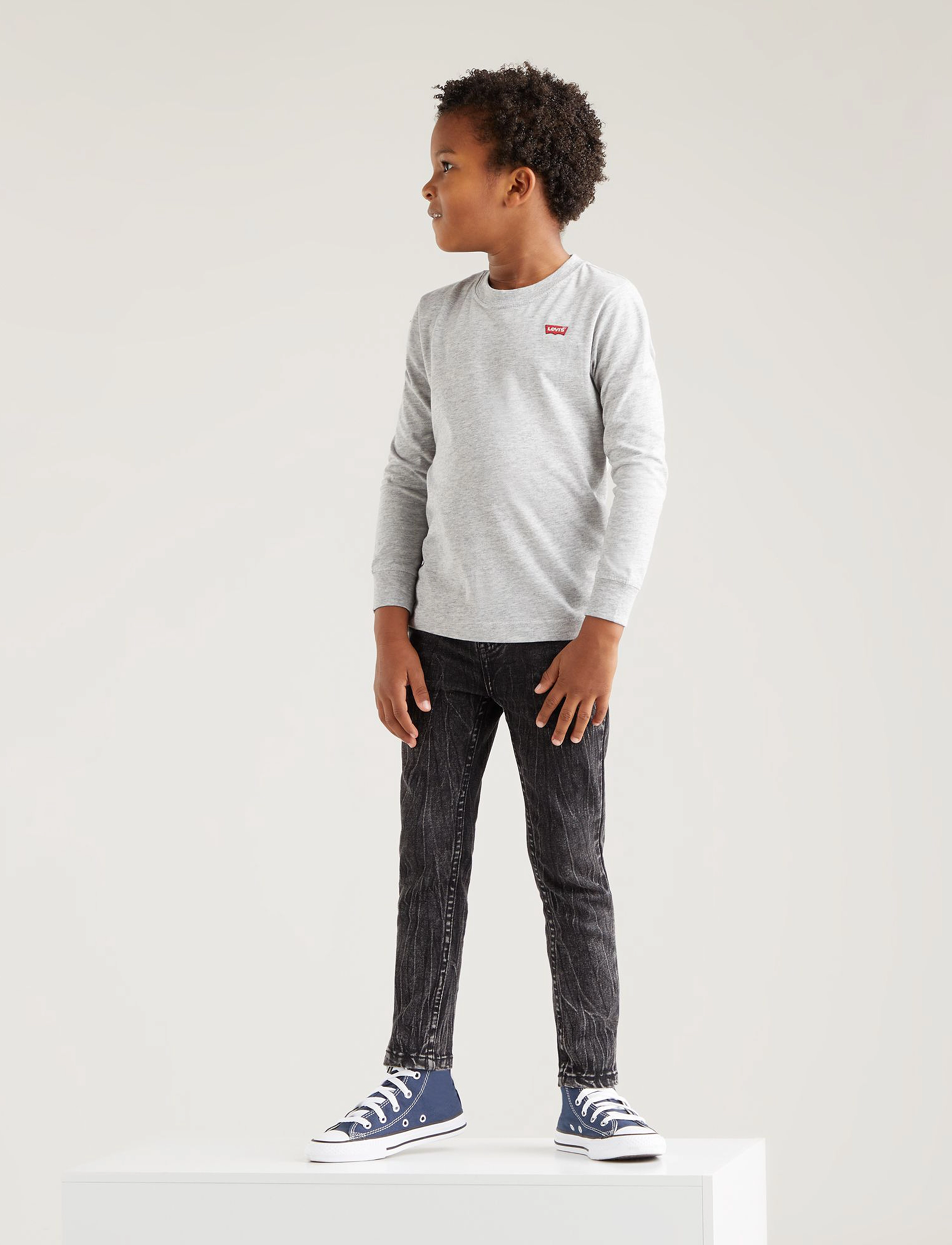 Levi's - Levi's® Long Sleeve Batwing Chest Hit Tee - lange mouwen - grey heather - 5