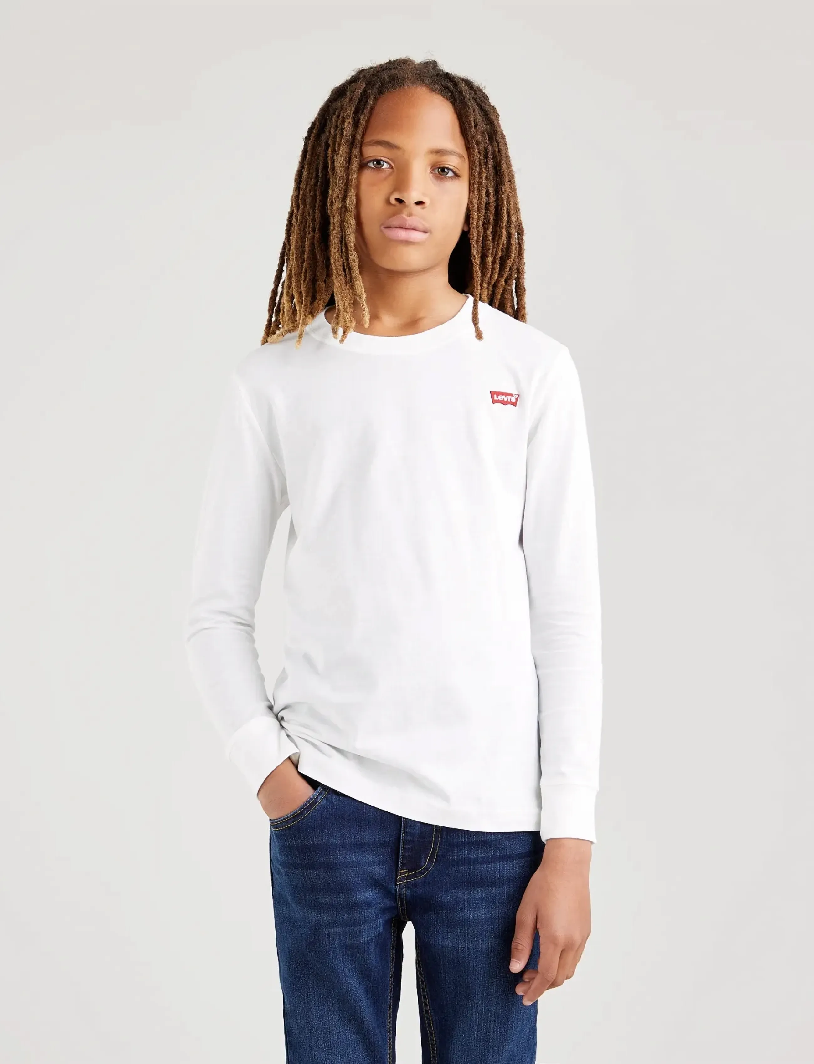 Levi's - Levi's® Batwing Chest Hit Long Sleeve Tee - lange mouwen - white - 4