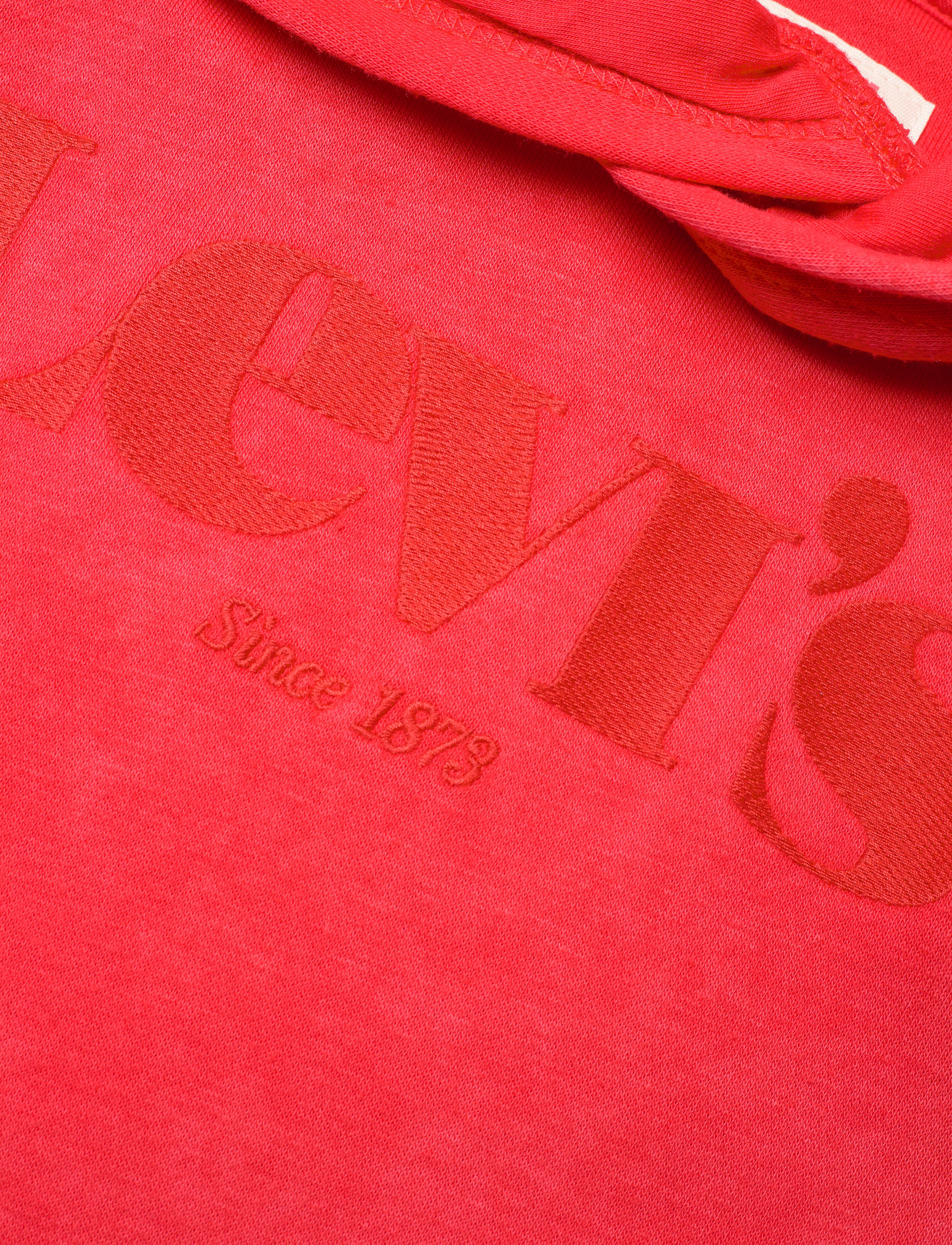 Levi's - LVB WASHED DOWN LOGO PO HOODIE - super red - 2