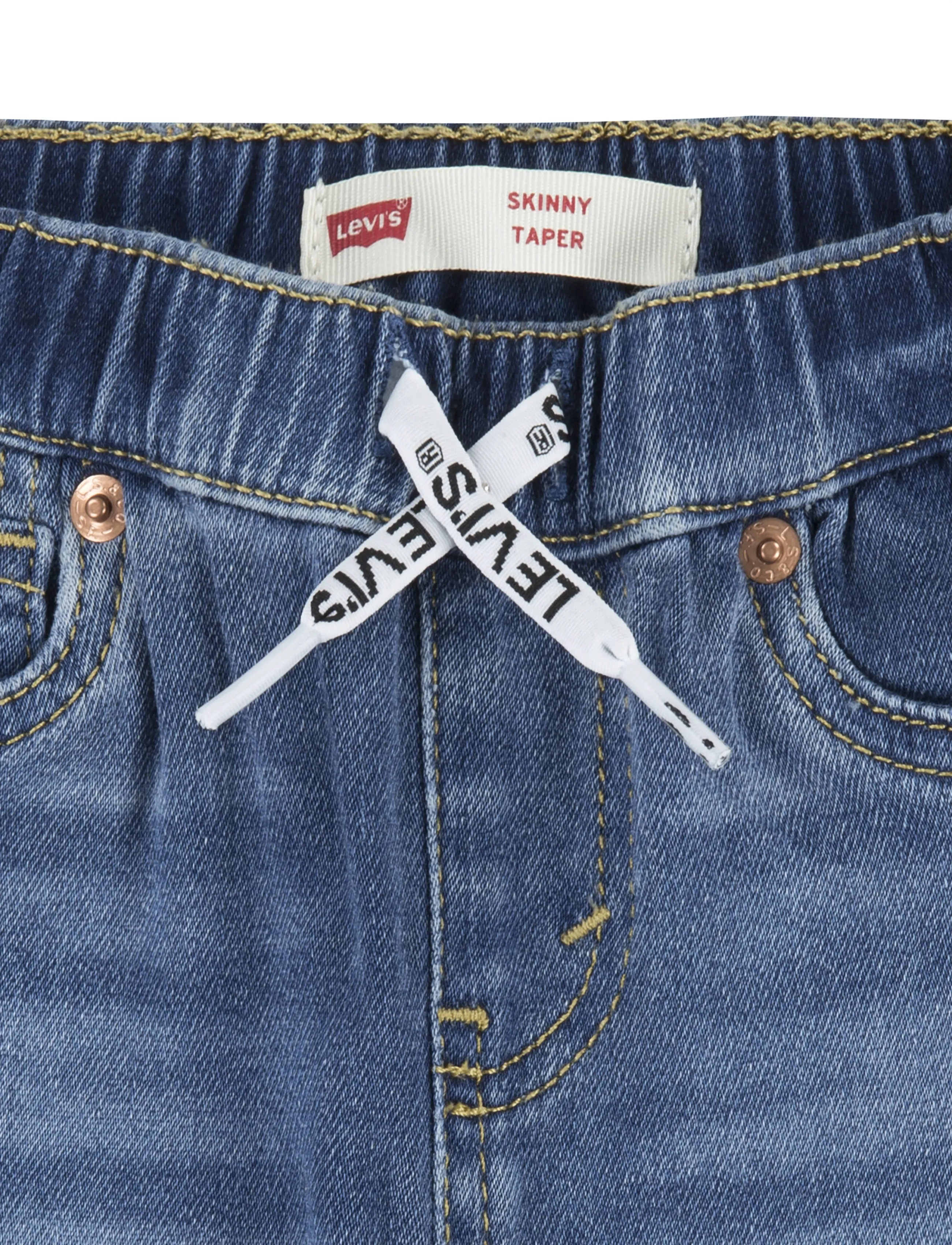 Levi's - Levi's® Skinny Pull On Dobby Pants - bikses mazuļiem - tambourine - 2