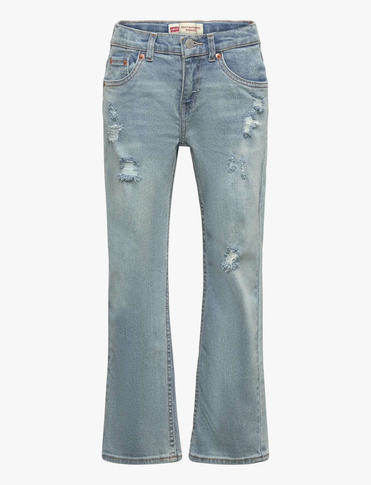 Levi's - Levi's 551 Z Authentic Straight Jeans - platėjantys apačioje - blue - 0