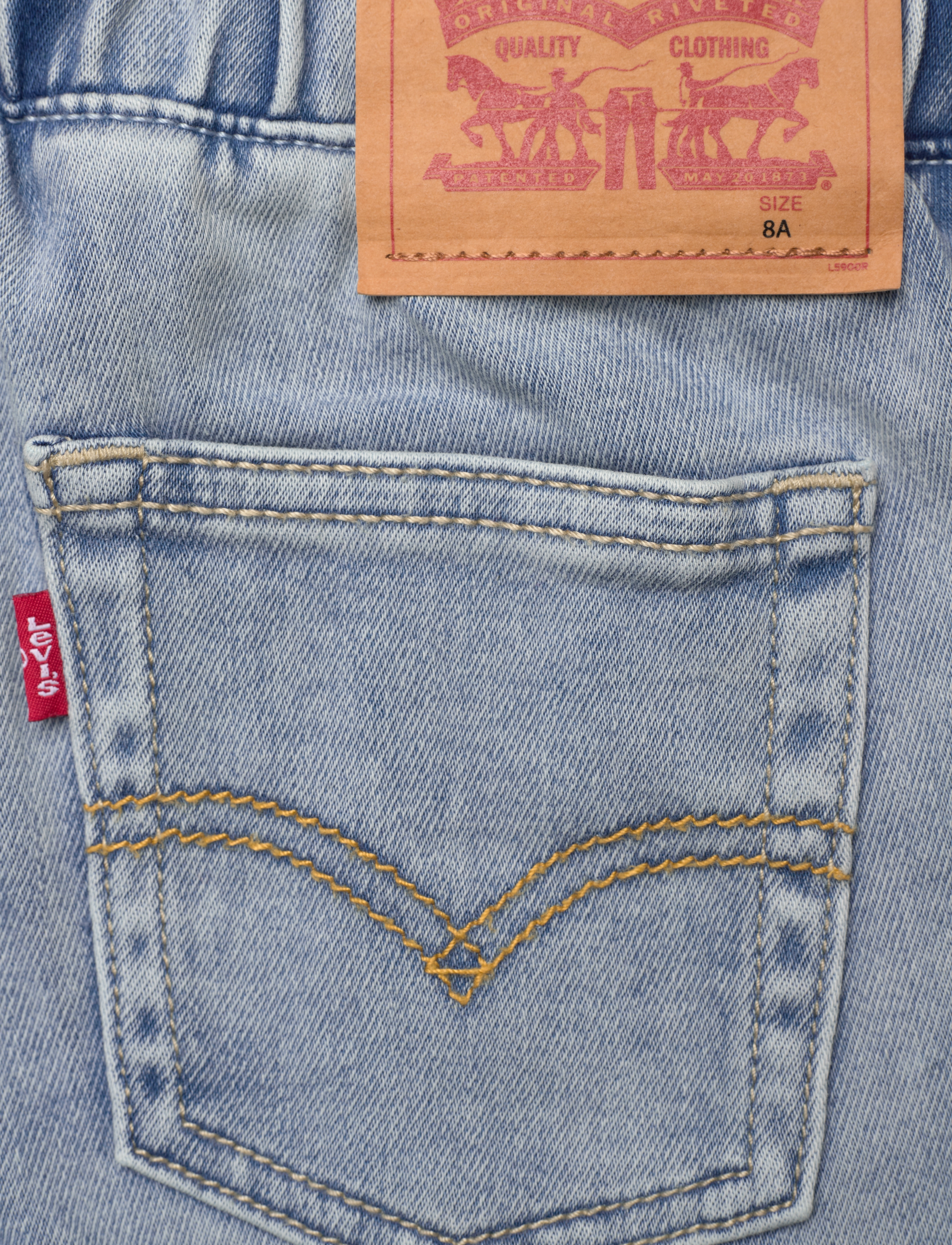 Levi's - LVB SKINNY FIT DOBBY SHORT / LVB SKINNY DOBBY SHORT - blue - 4