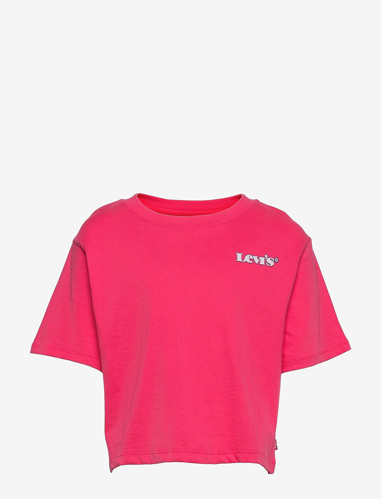 Levi's - LVG HIGH RISE JORDI TEE SHIRT - kortärmade t-shirts - raspberry - 0