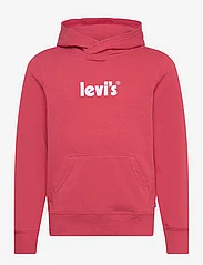 Levi's - Levi's Poster Logo Pullover Hoodie - huvtröjor - red - 0
