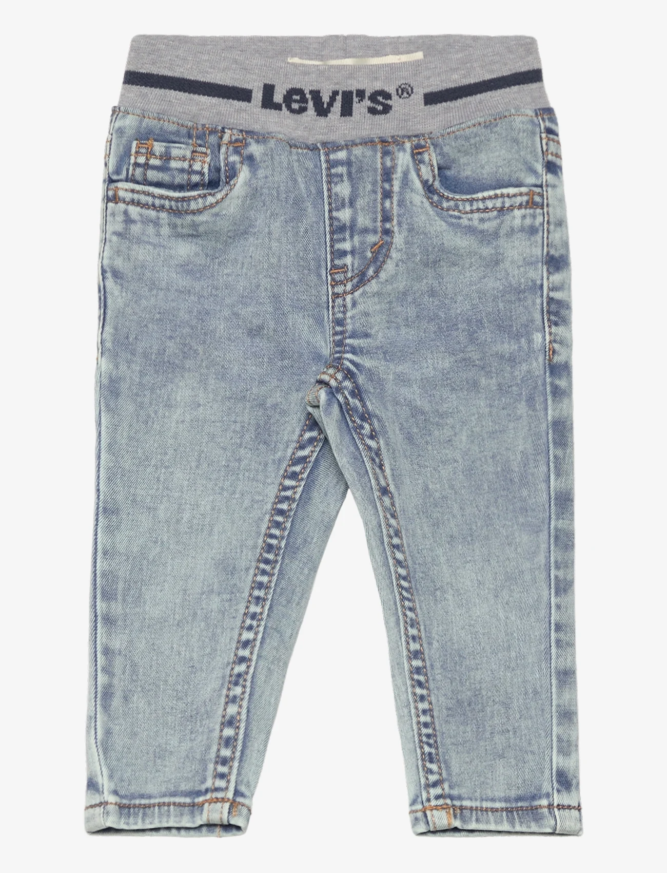 Levi's - Levi's® Ribbed Waist Pull On Skinny Jeans - siaurėjantys džinsai - blue - 0