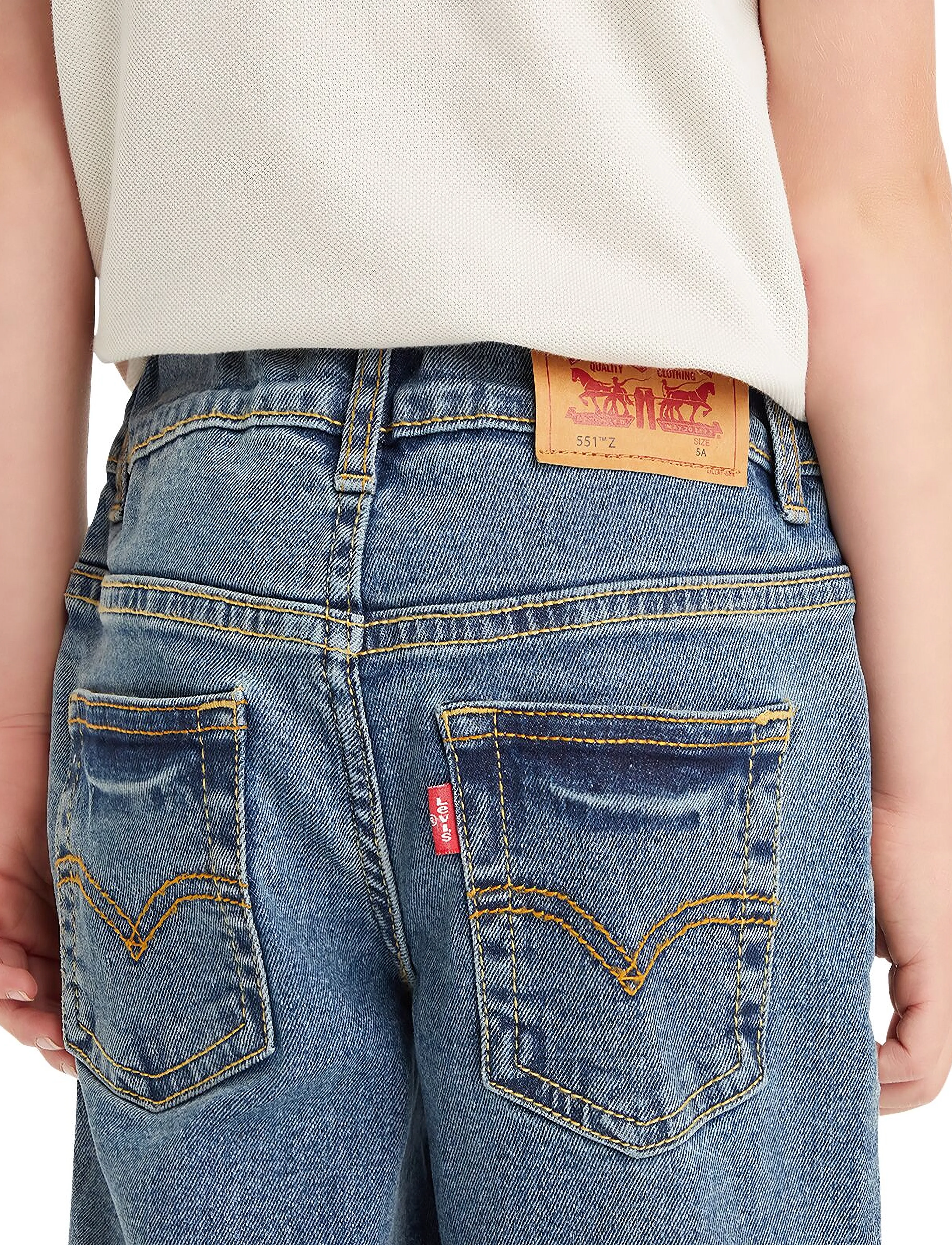 Levi's - LVB 551Z AUTHENTIC STRGHT JEAN - gallabuxur - blue - 4