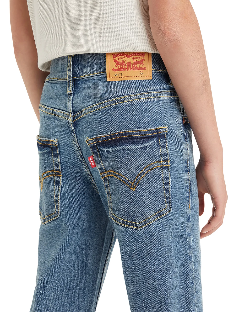 Levi's - LVB 551Z AUTHENTIC STRGHT JEAN - tavalised teksad - blue - 5