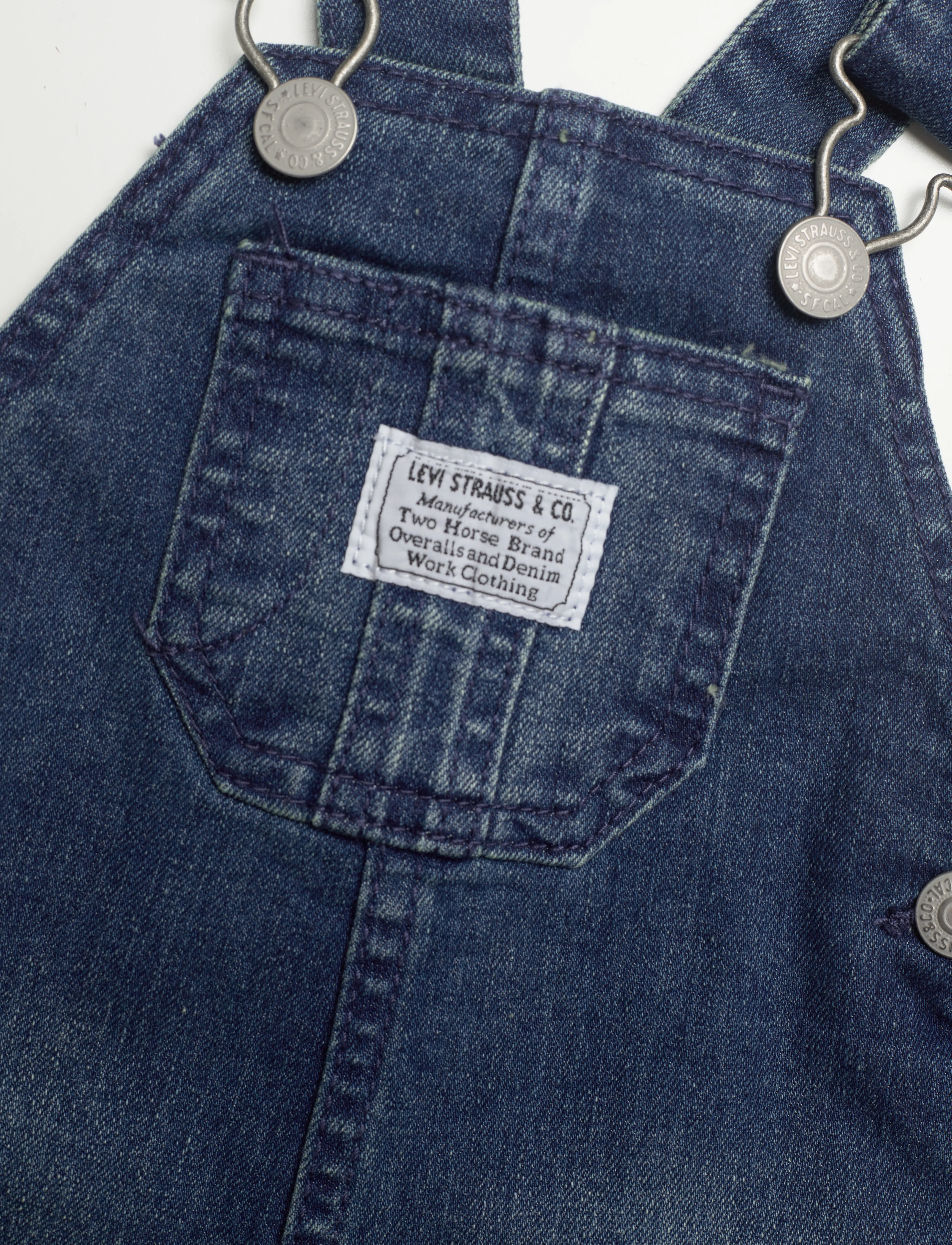 Levi's - Levi's® Denim Baby Shortalls - blue - 2