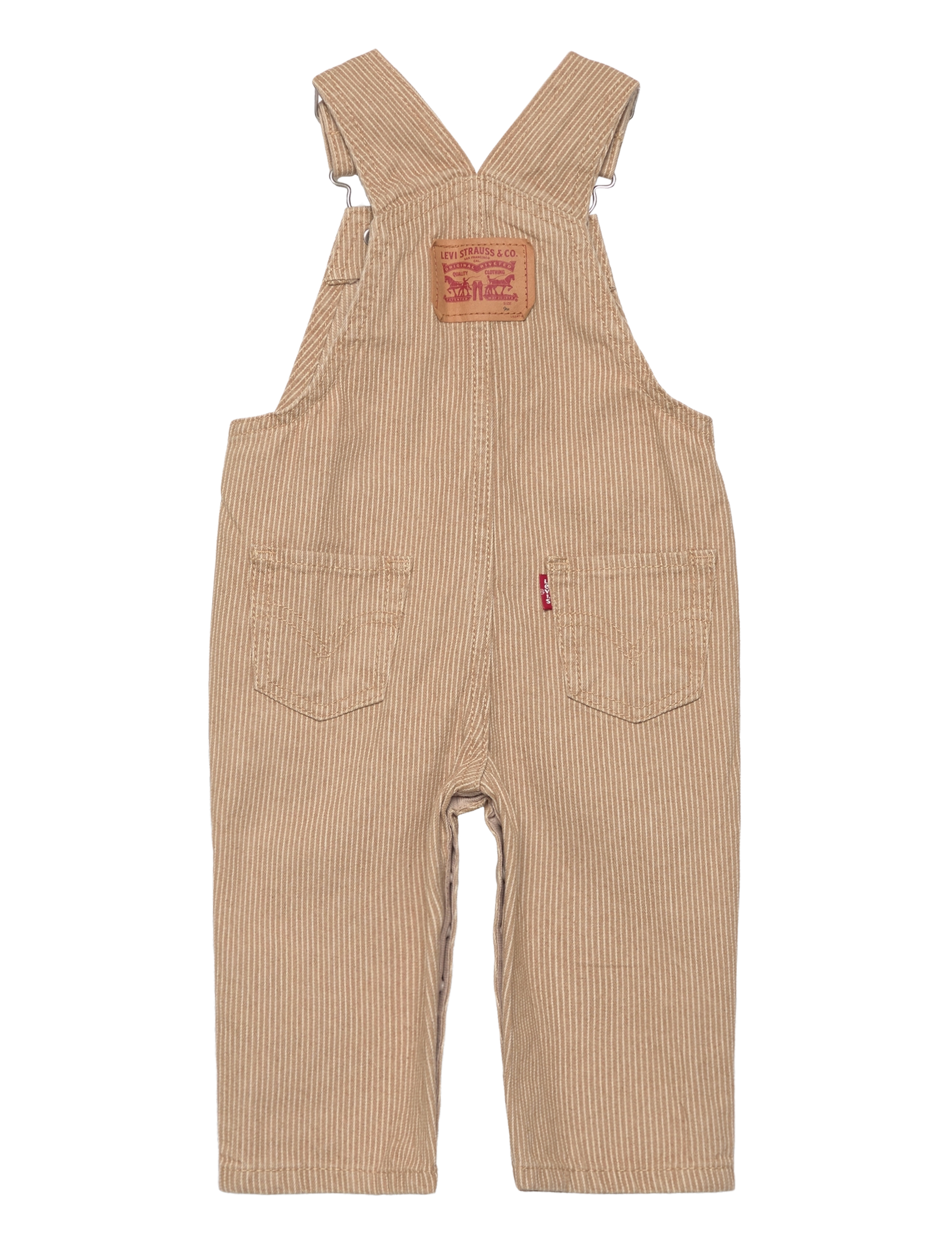 Levi's - Levi's® Railroad Striped Overalls - tan - 1