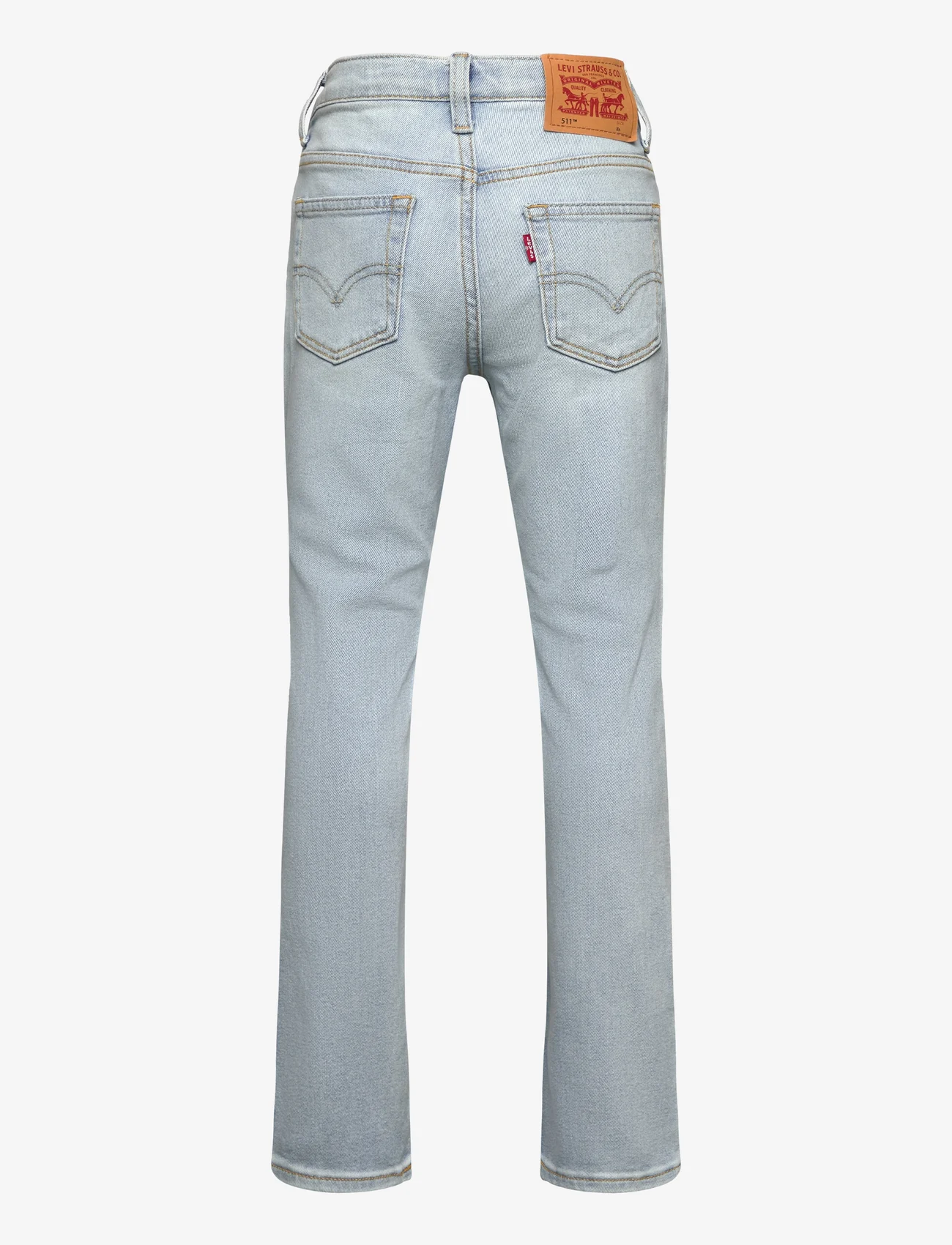 Levi's - Levi's® Striped Frayed Girlfriend Shorts - jeansshorts - blue - 1
