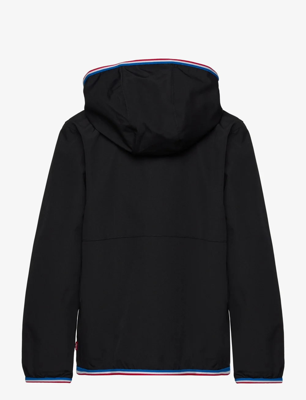Mens black hooded windbreaker on sale