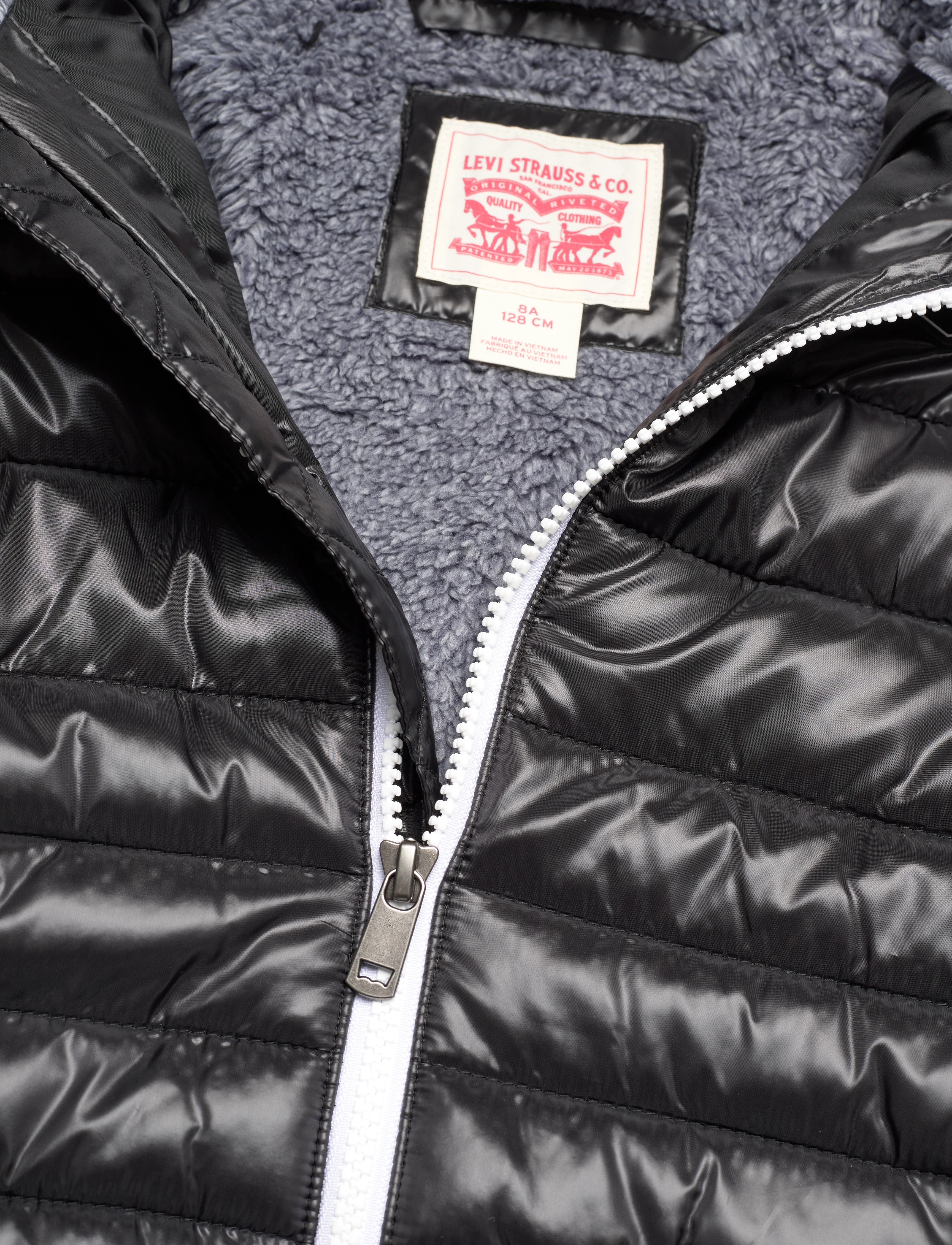 Levi's - LVB SHERPA LINED MDWT PUFFER J / LVB SHERPA LINED MDWT PUFFE - black - 2