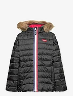 LVG TAPE DETAILED PUFFER - BLACK